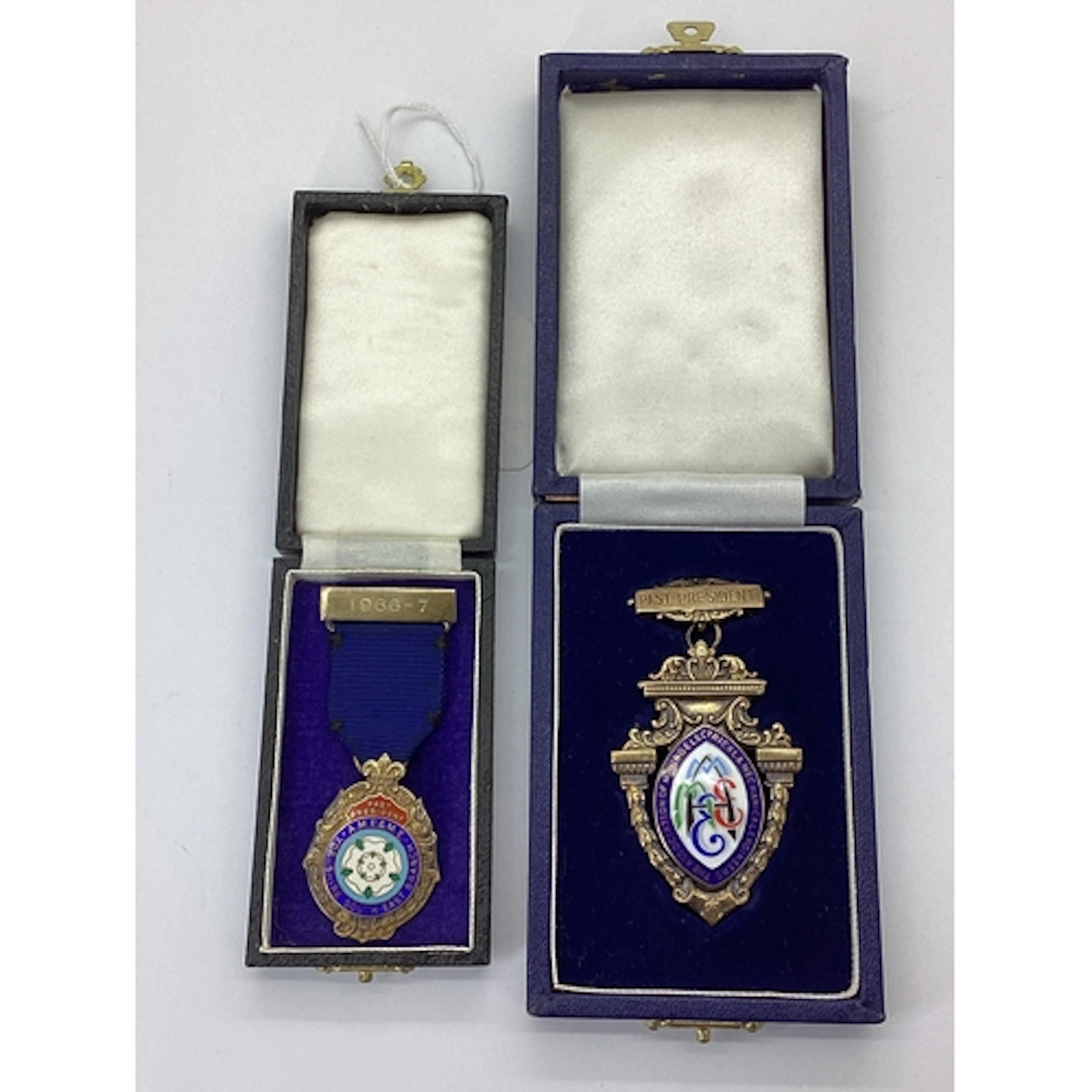 A Hallmarked Silver Gilt and Enamel Medallion Pendant "The A...