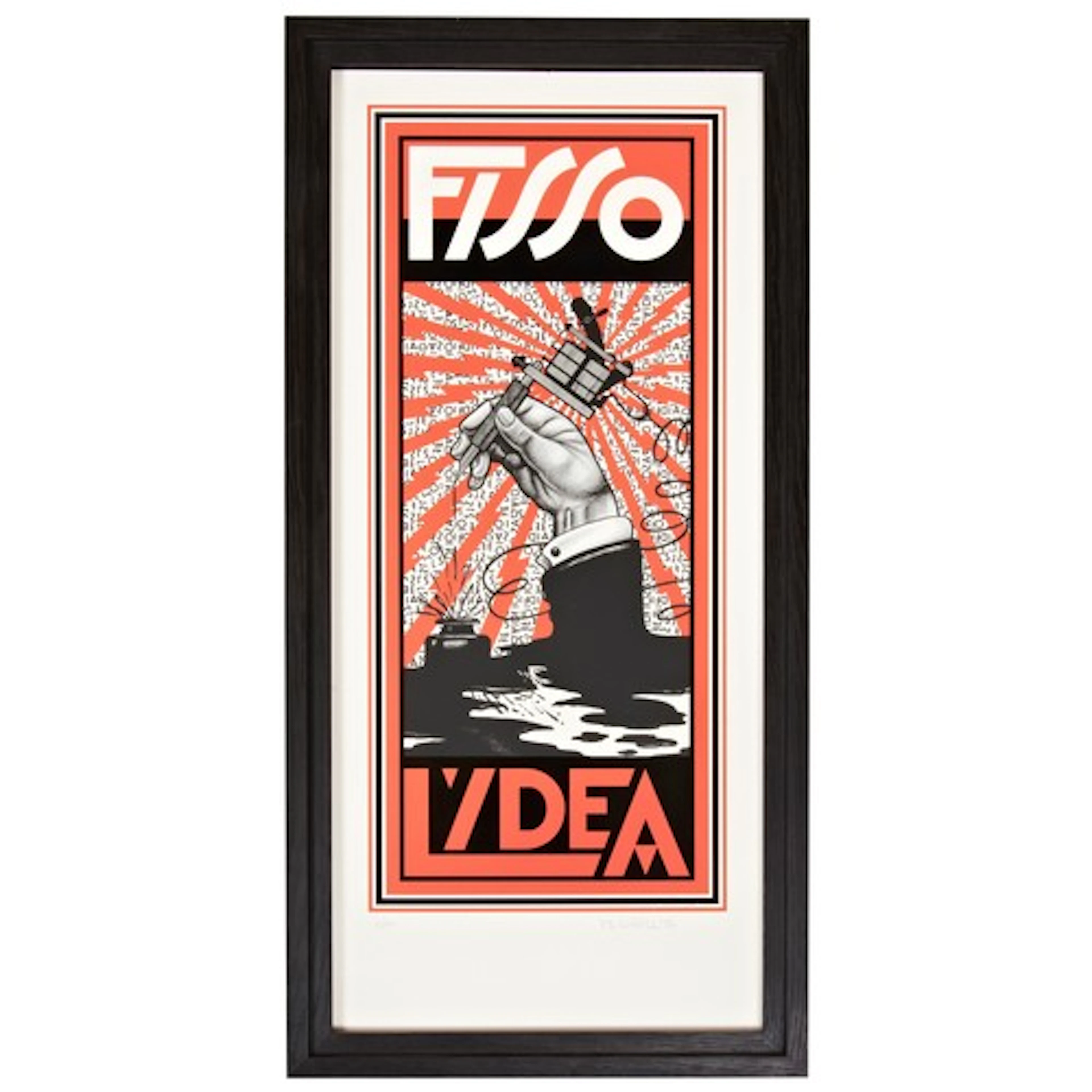 MO COPPOLETTA , ‘FISSO L’IDEA’ PAIR OF SCREEN PRINTS WITH FO...