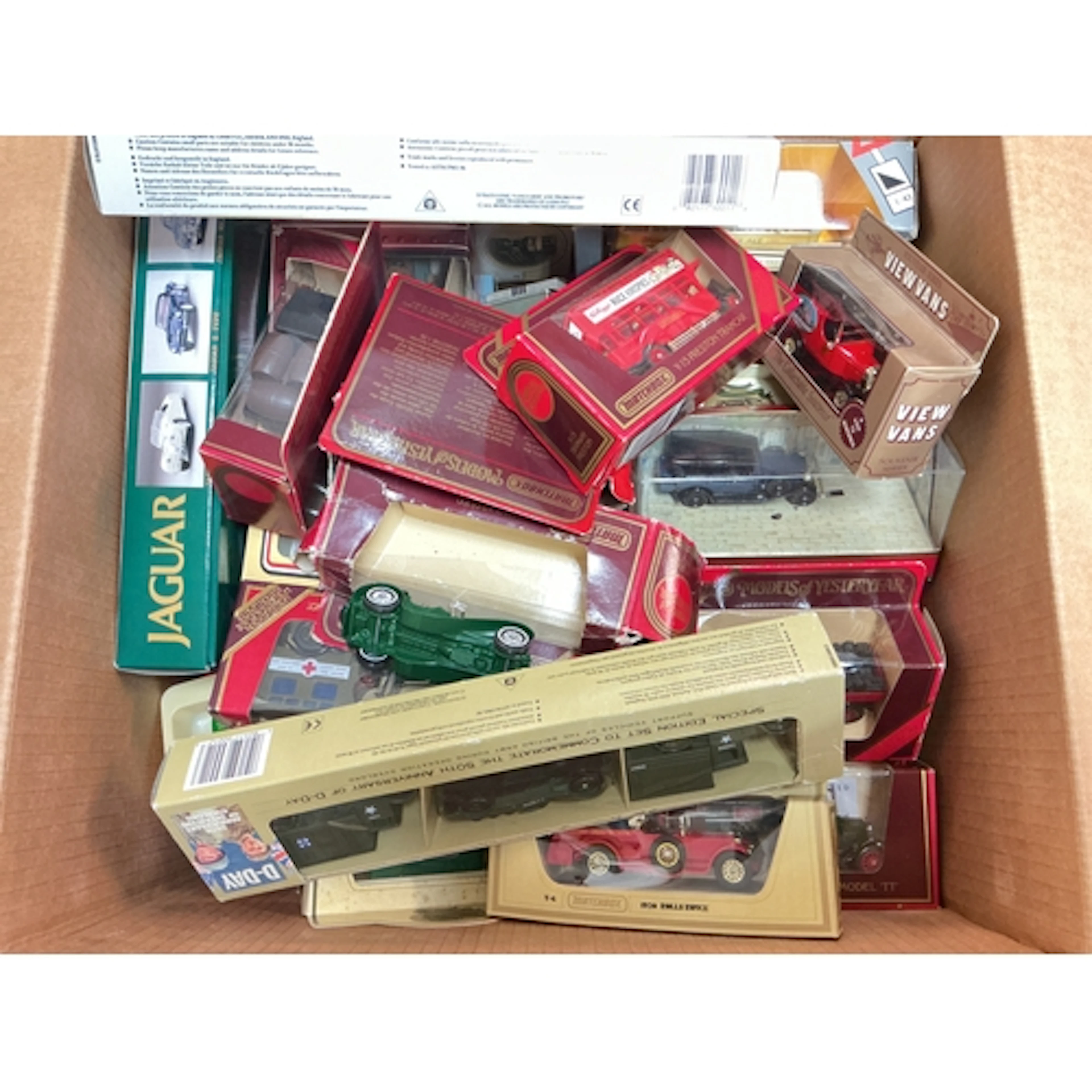 2 Boxes Containing Boxed Corgi Classics, Matchbox Models Of ...