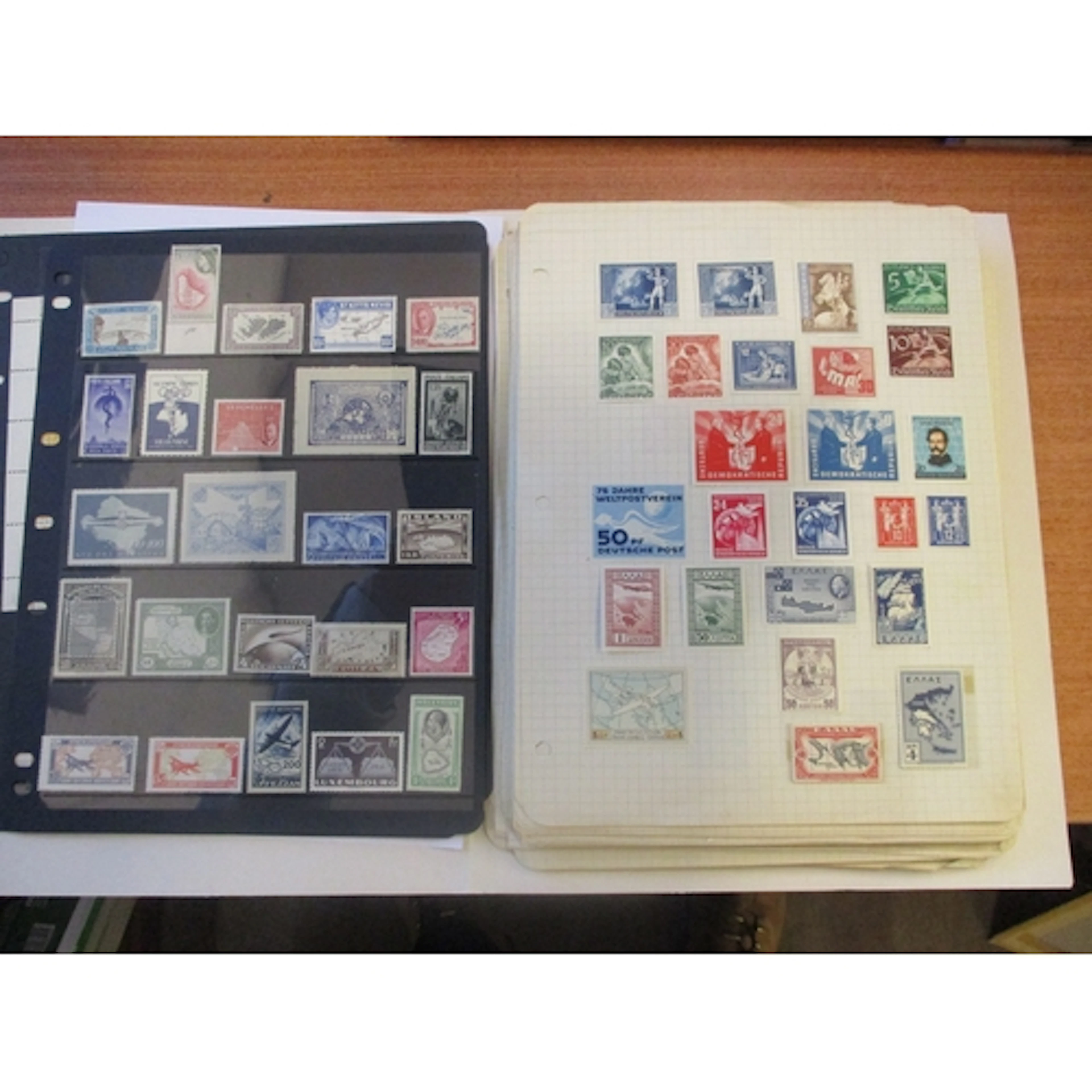 Maps. 1890s to 1950s high quality mounted mint collection on...