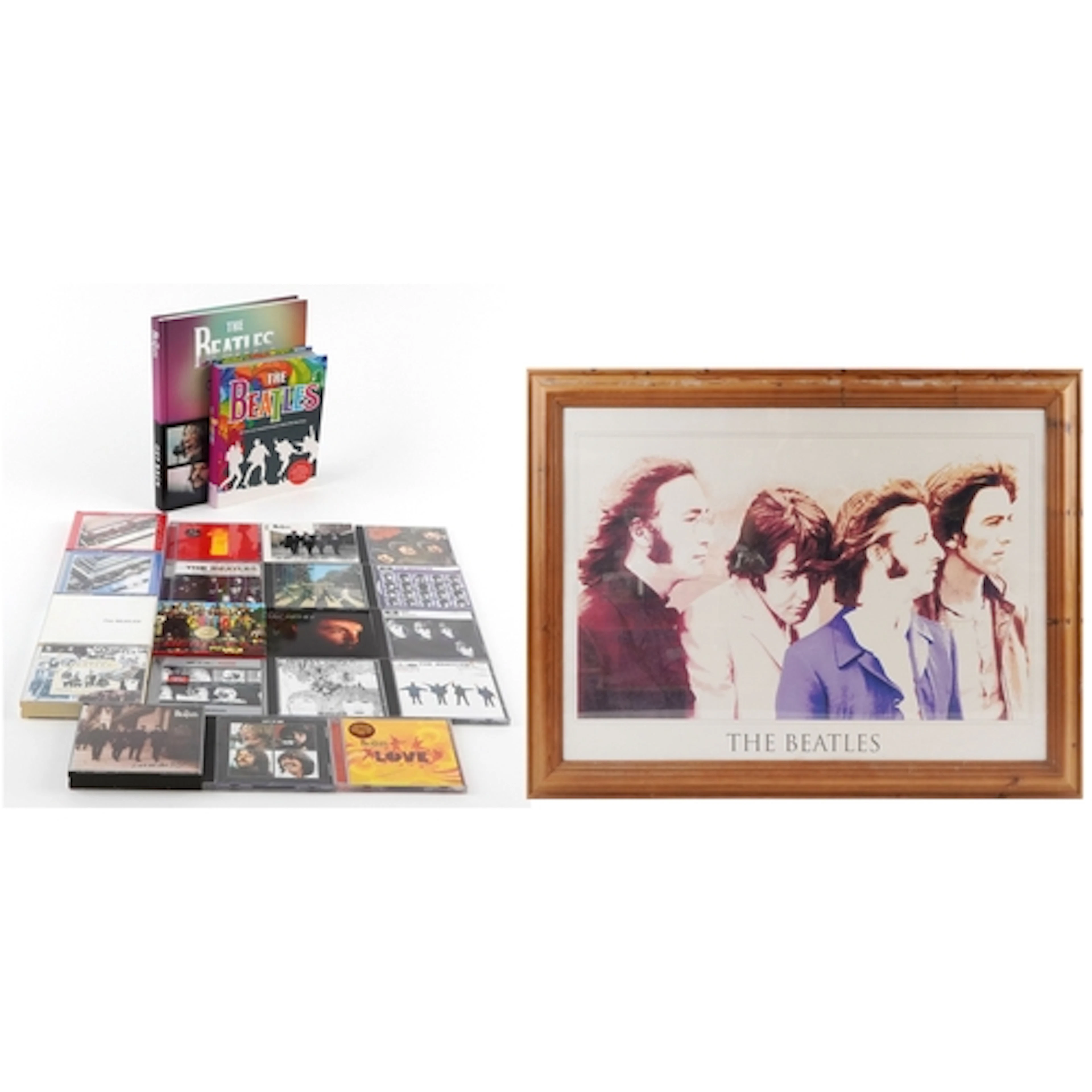 The Beatles memorabilia including Get Back hardback book, se...