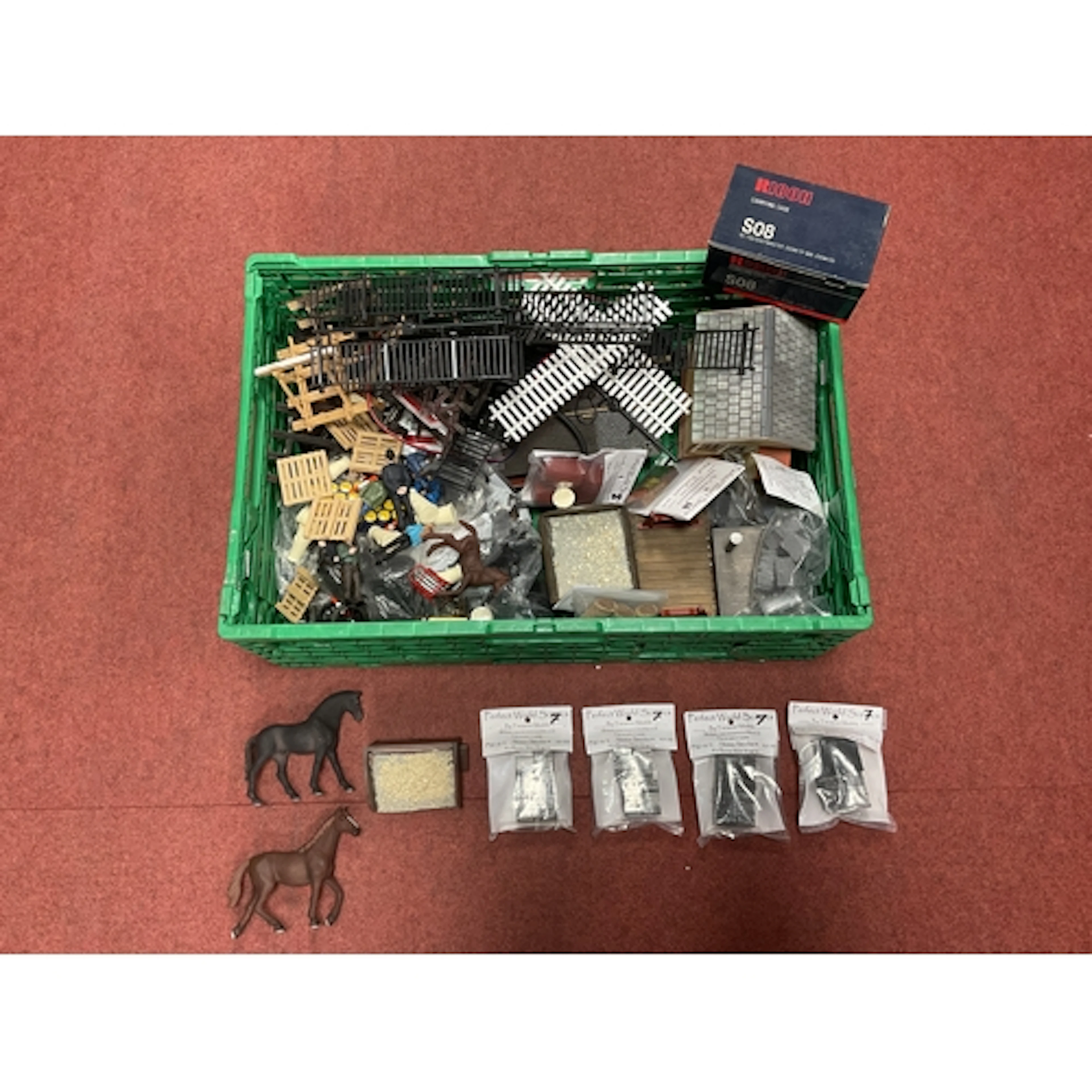 A quantity of G scale model railway workshop items by LGB an...