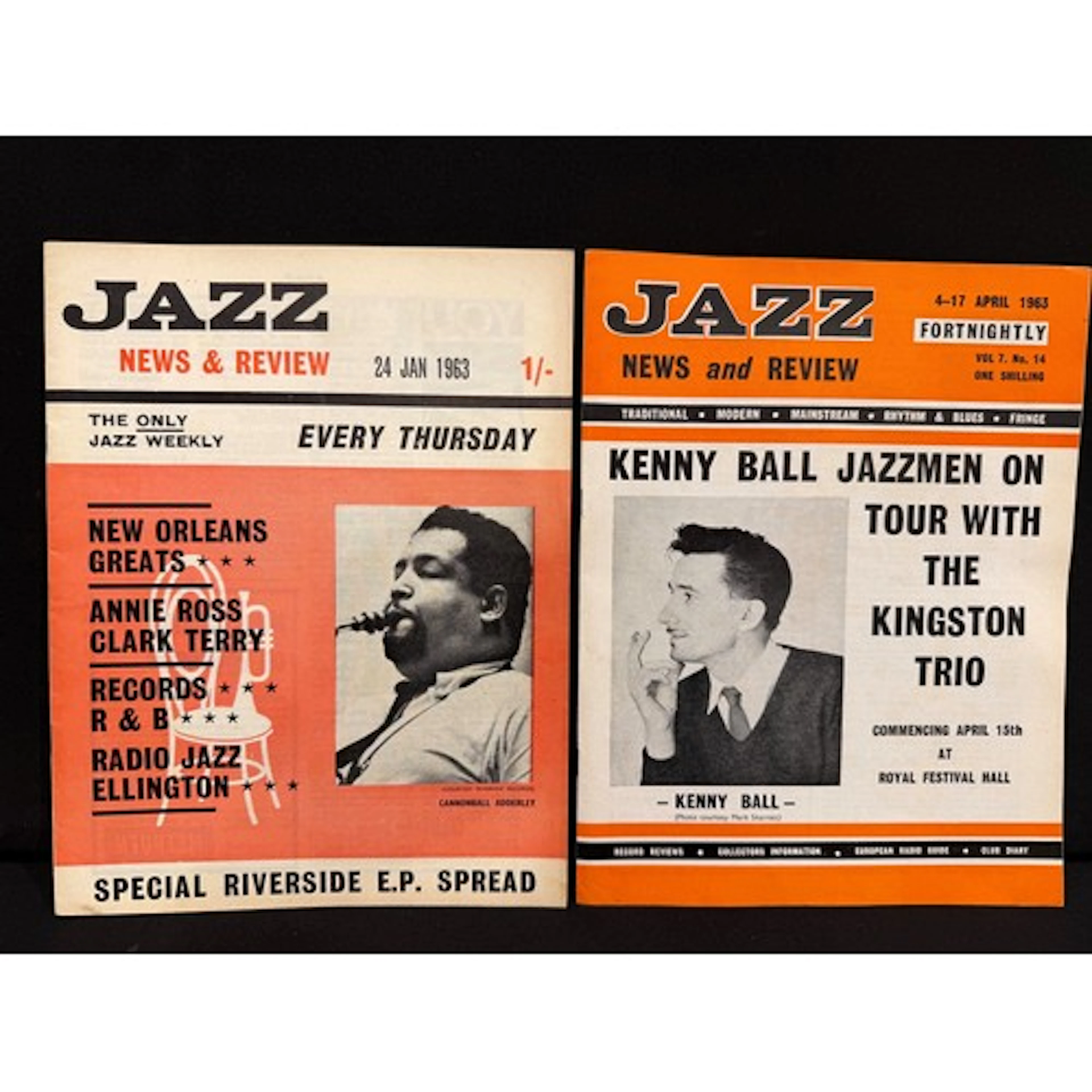 Memorabilia - The Rolling Stones - 2 copies of Jazz News mag...
