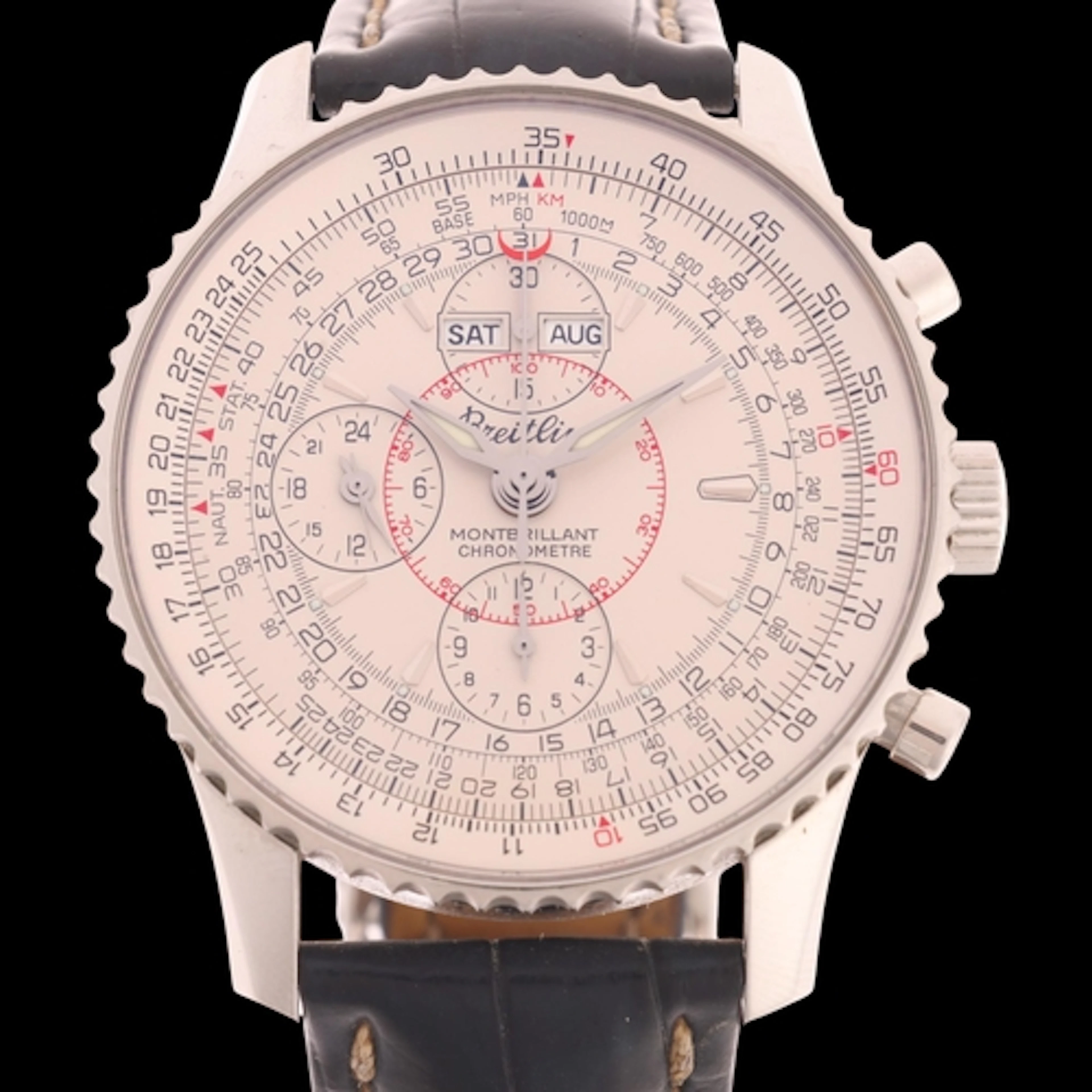 BREITLING - a stainless steel Navitimer Montbrilliant Datora...
