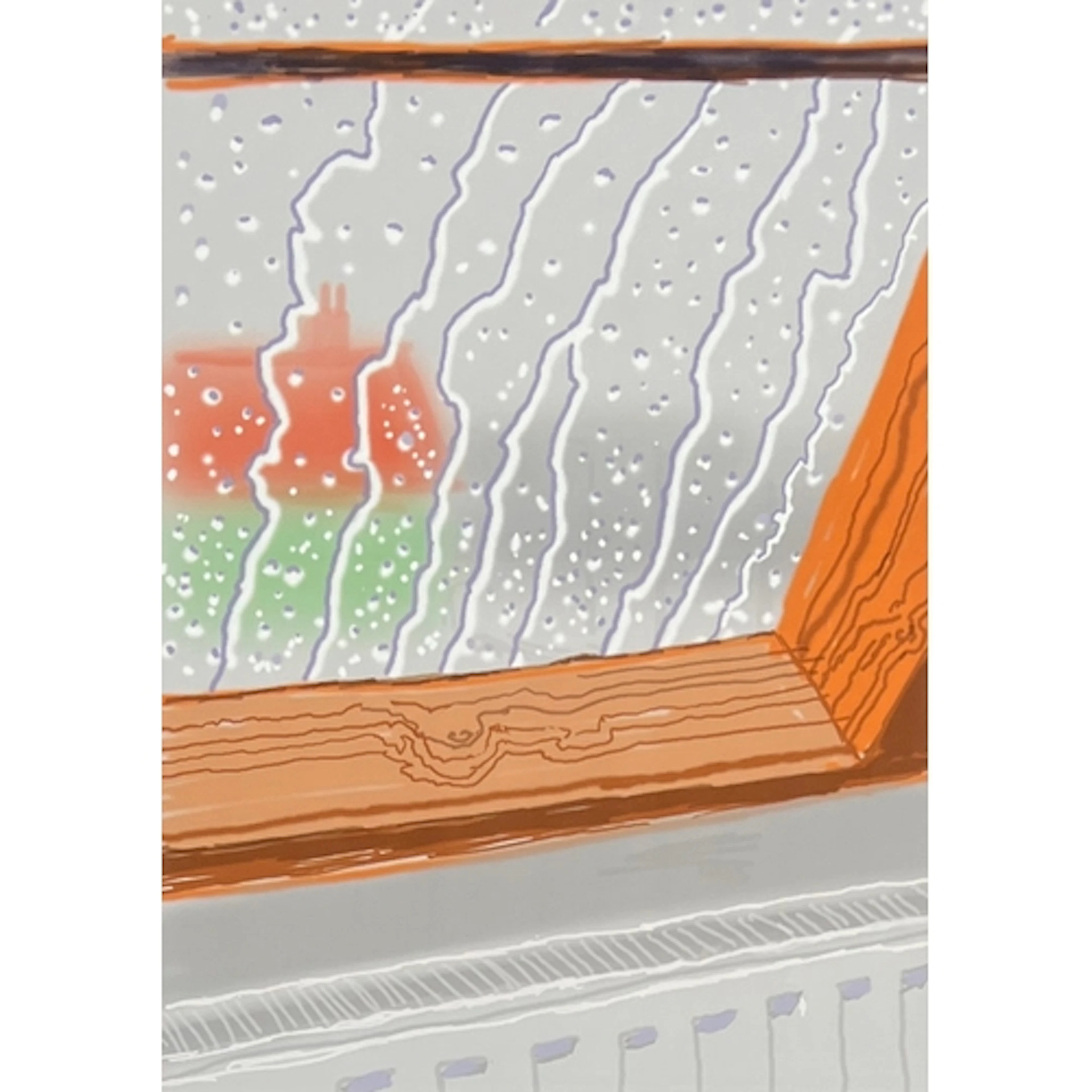 David Hockney R.A. (1937-2026), 'Rain on the Studio Window',...