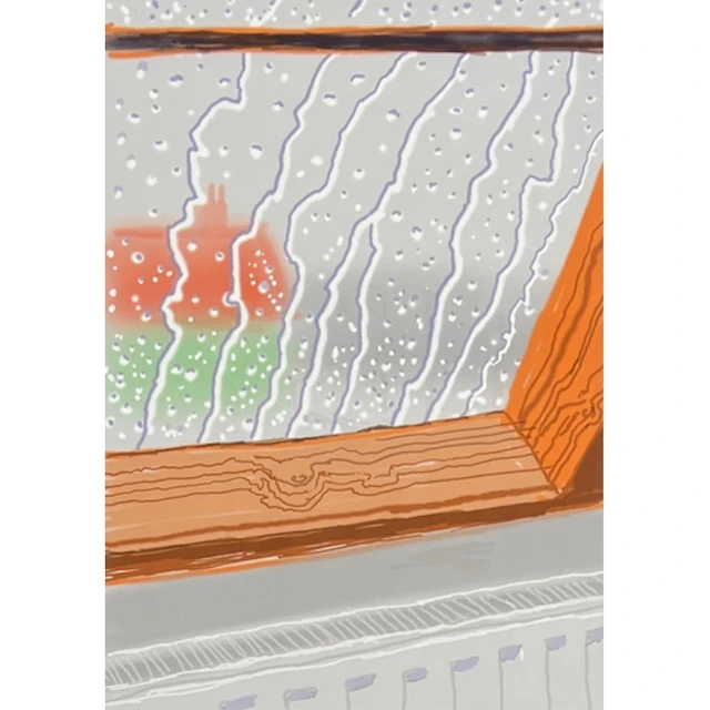 David Hockney R.A. (1937-2026), 'Rain on the Studio Window',...