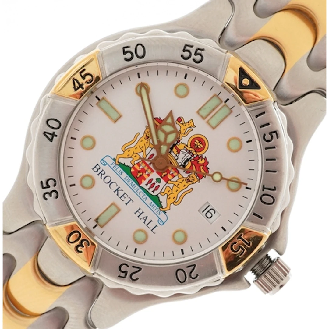 Brocket Hall, gentlemen's golfing interest quartz wristwatch...