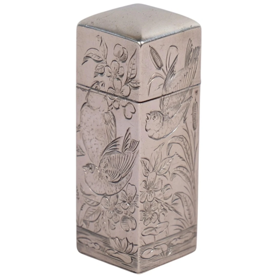SAMPSON MORDAN & CO - a Victorian silver scent bottle, Londo...