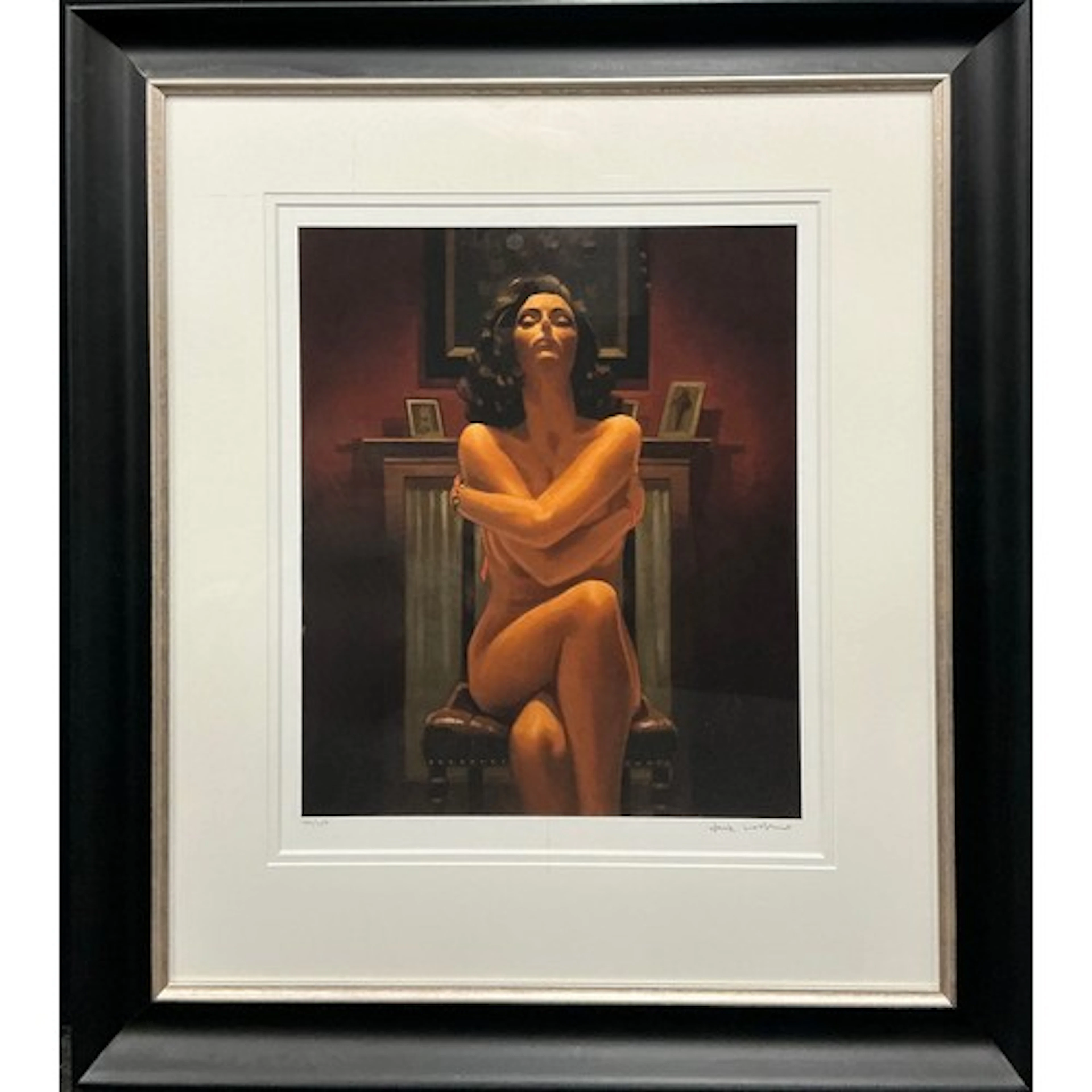 Jack Vettriano (1951-2025) Just the way it is signed, limi...