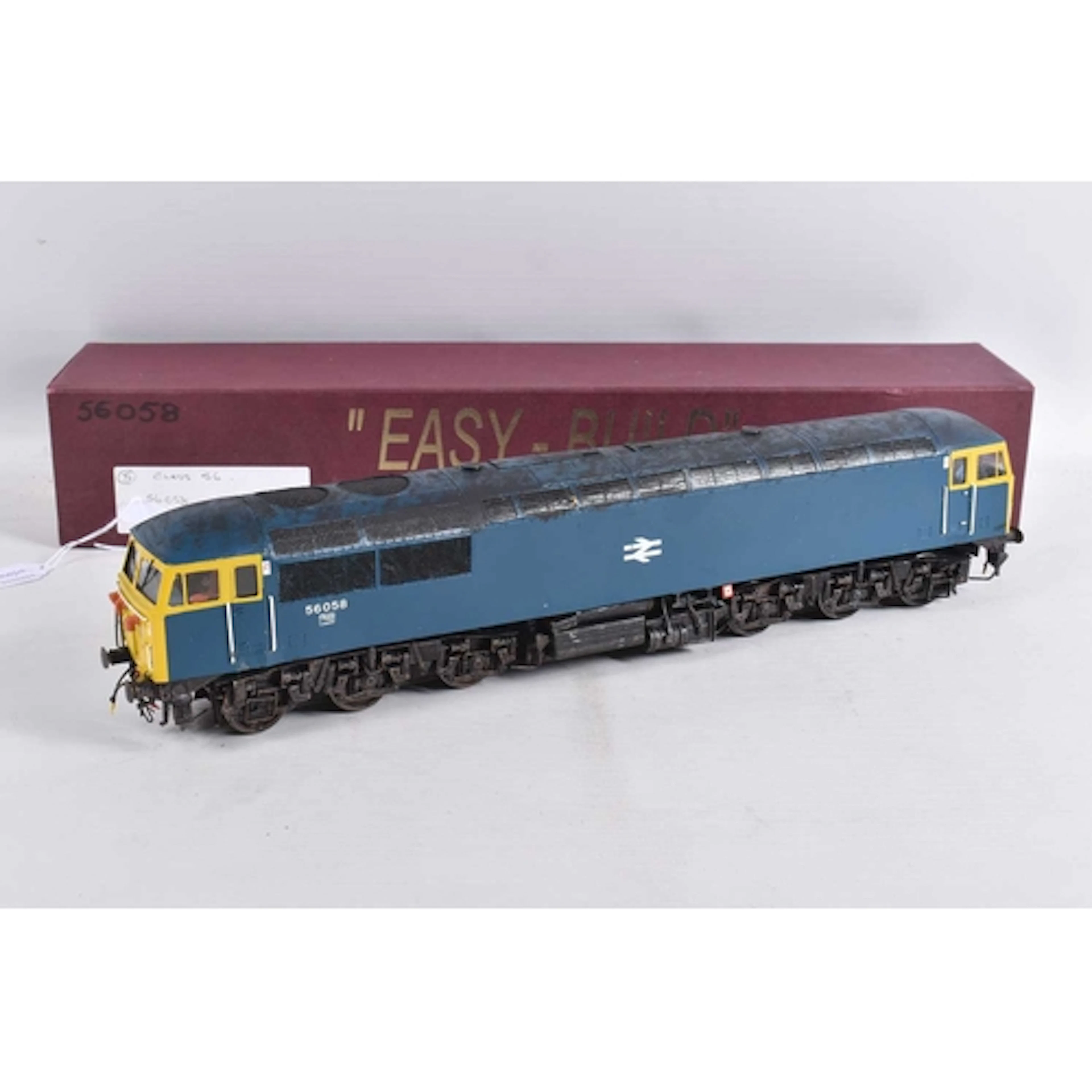 A BOXED CONSTRUCTED KIT O GAUGE CLASS 56 LOCOMOTIVE, has b...