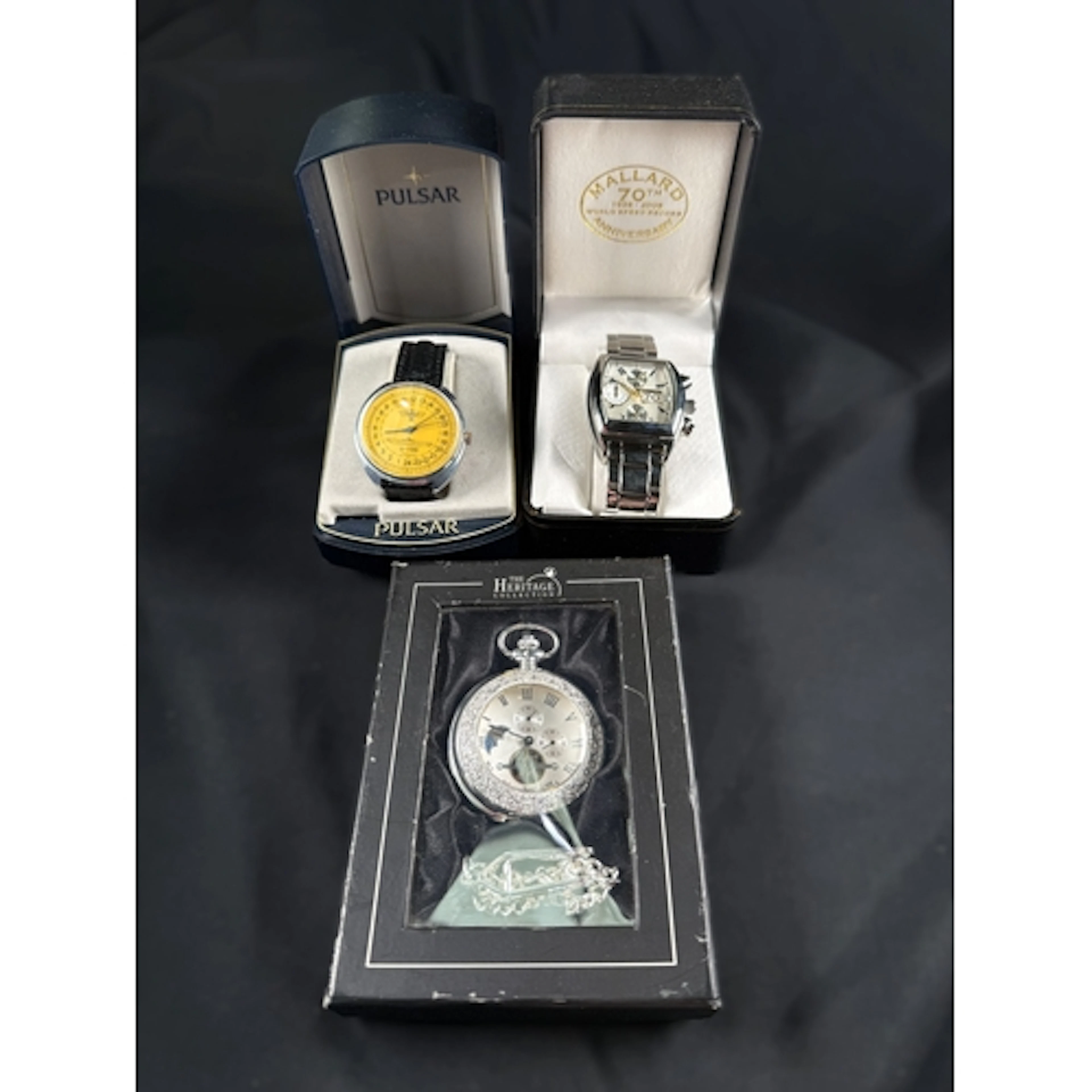 A modern reproduction of a German submariners watch, a Mallo...