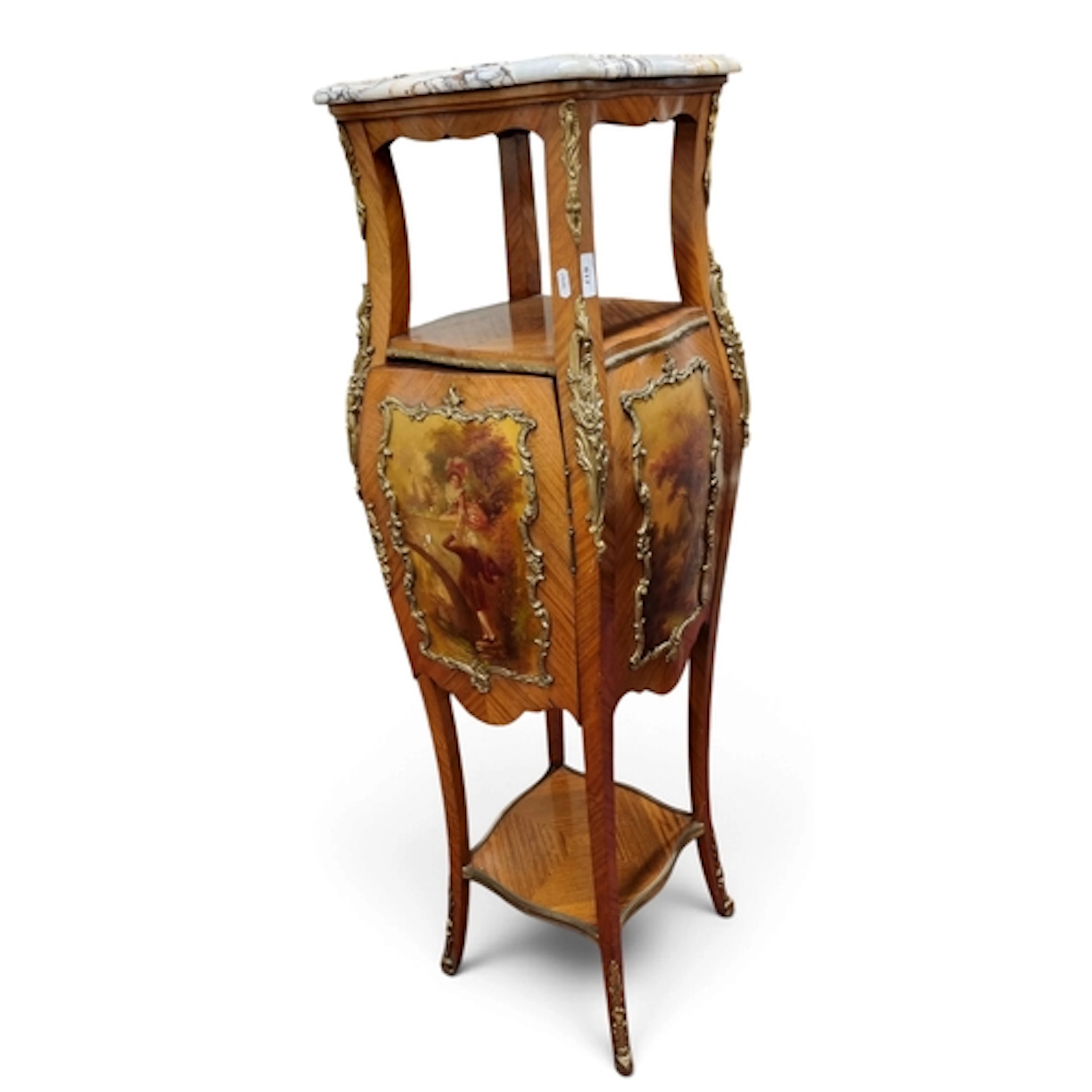 A good Continental Satinwood and Veneered Stand profusely mo...