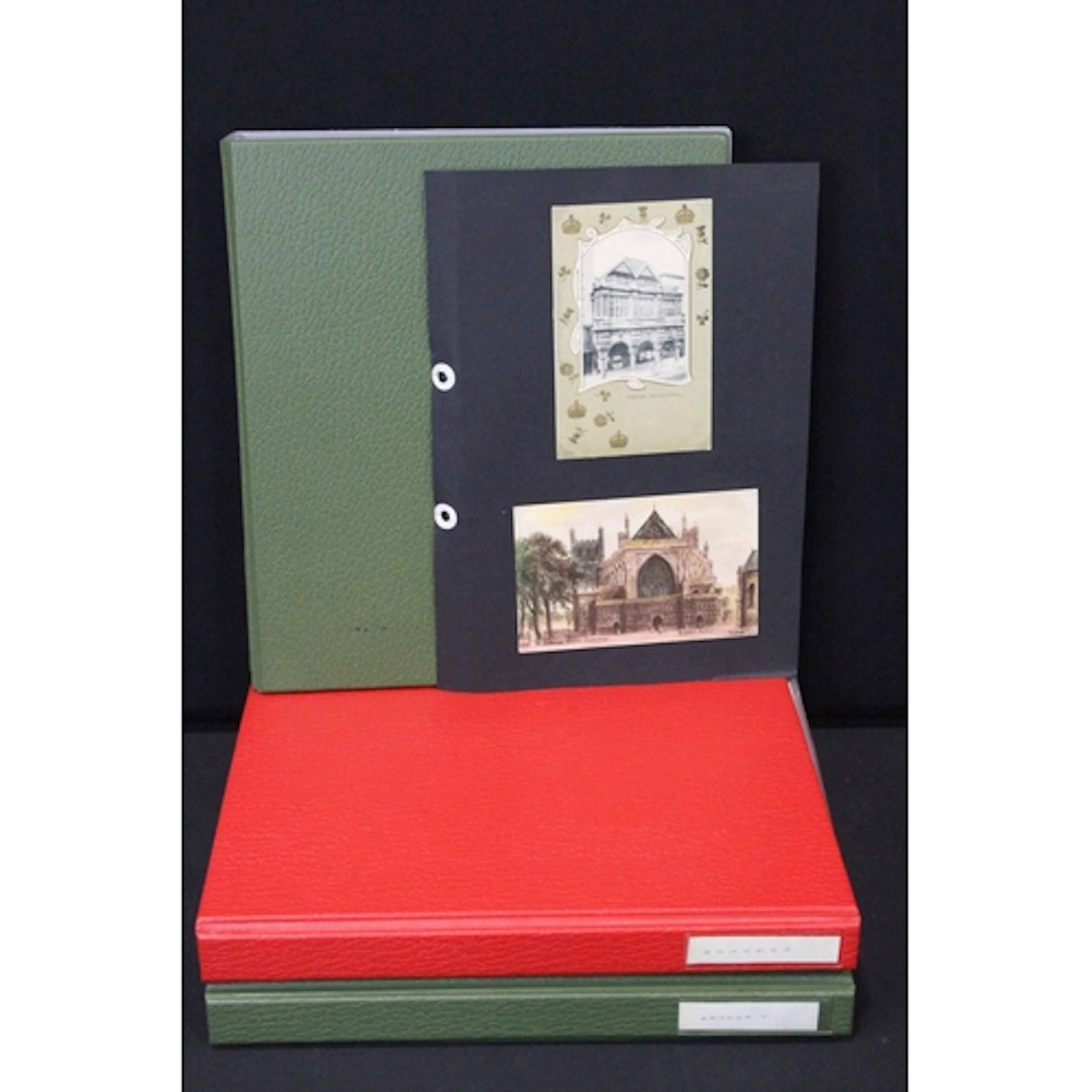 A large collection of early 20th century printed and real ph...