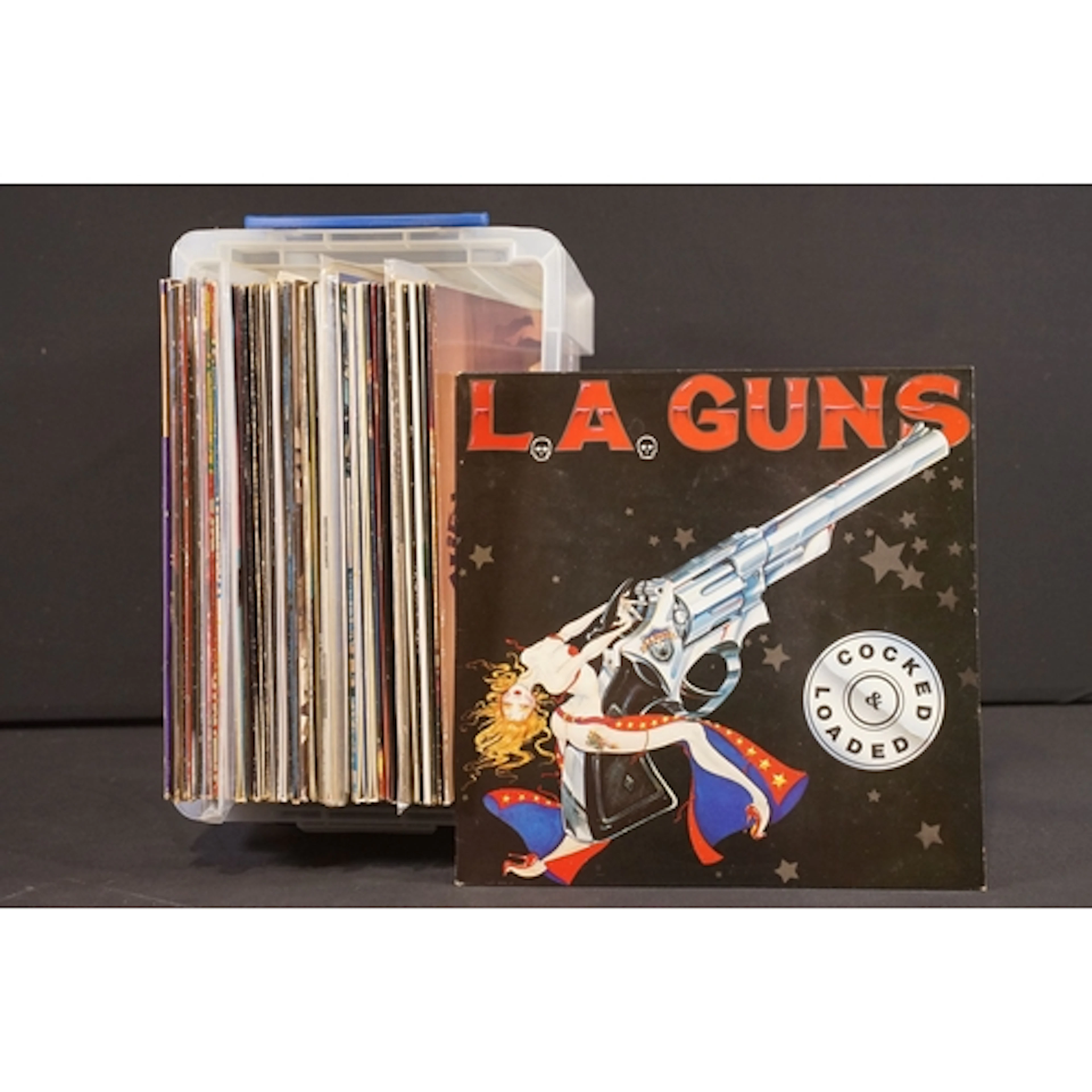 Vinyl - 37 Rock / Hard Rock / Hair Metal LPs and 1 12" singl...