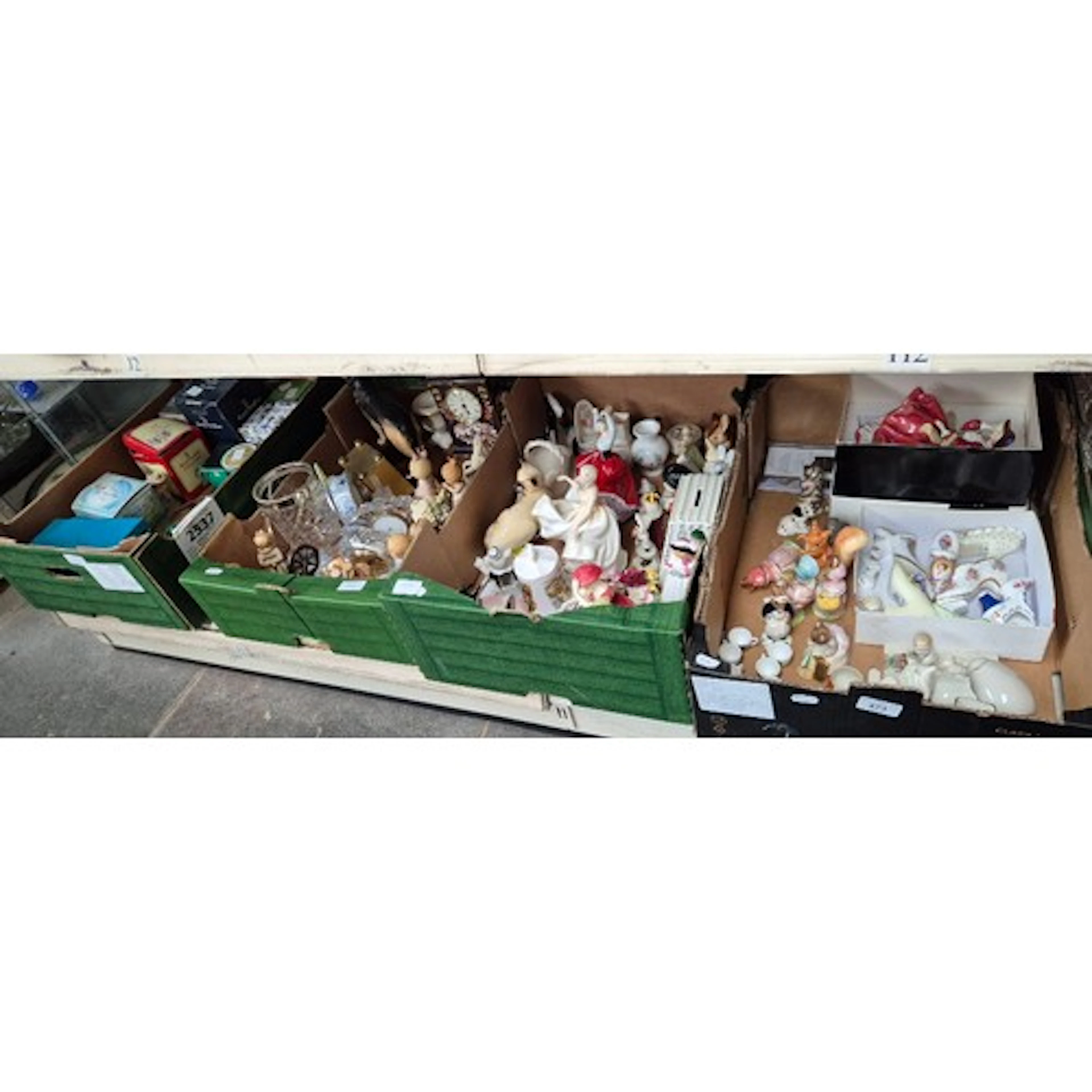 4 boxes of mixed ceramics and collectables including Royal A...