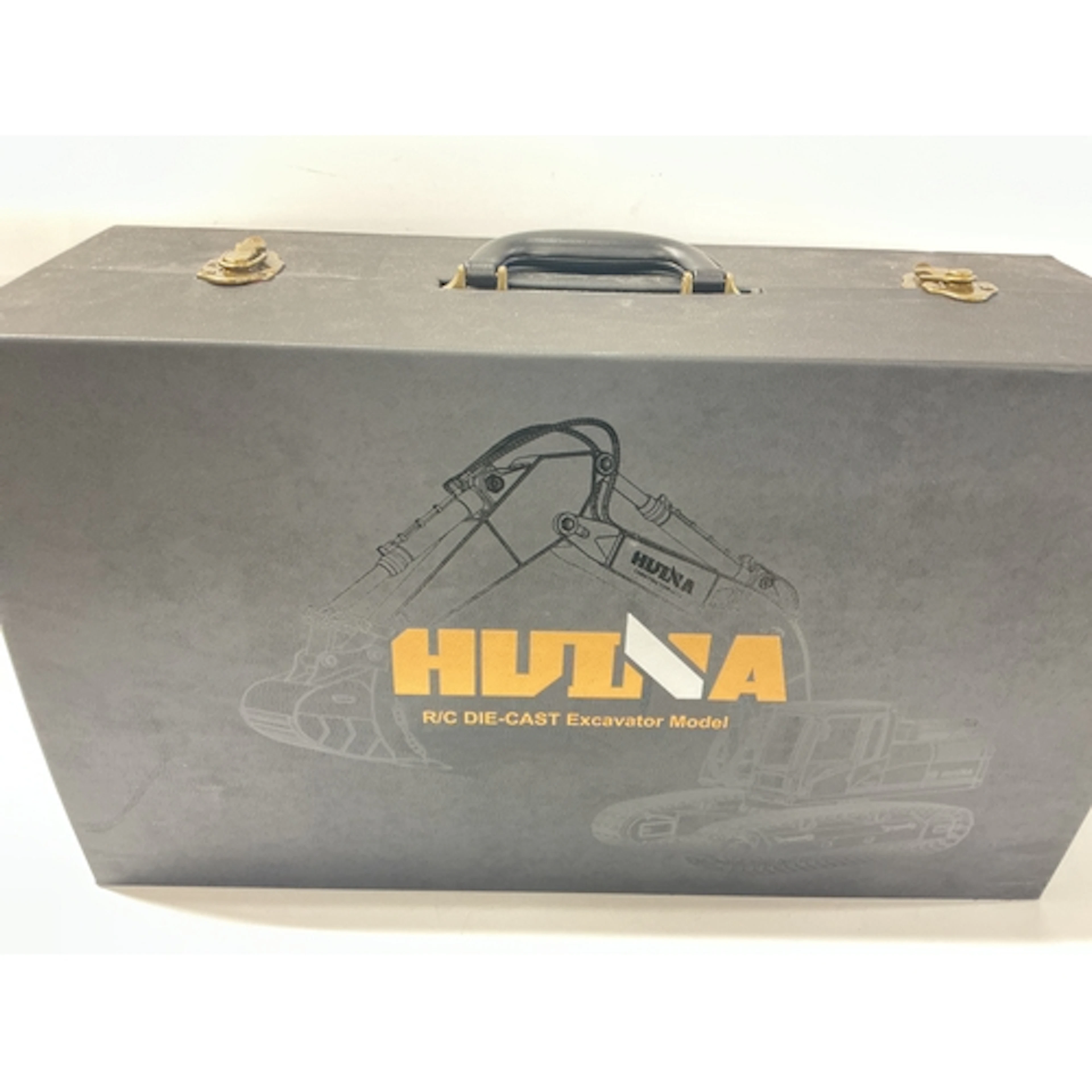 A Boxed HuiNa Remote Controlled Die-Cast Excavator Ode...