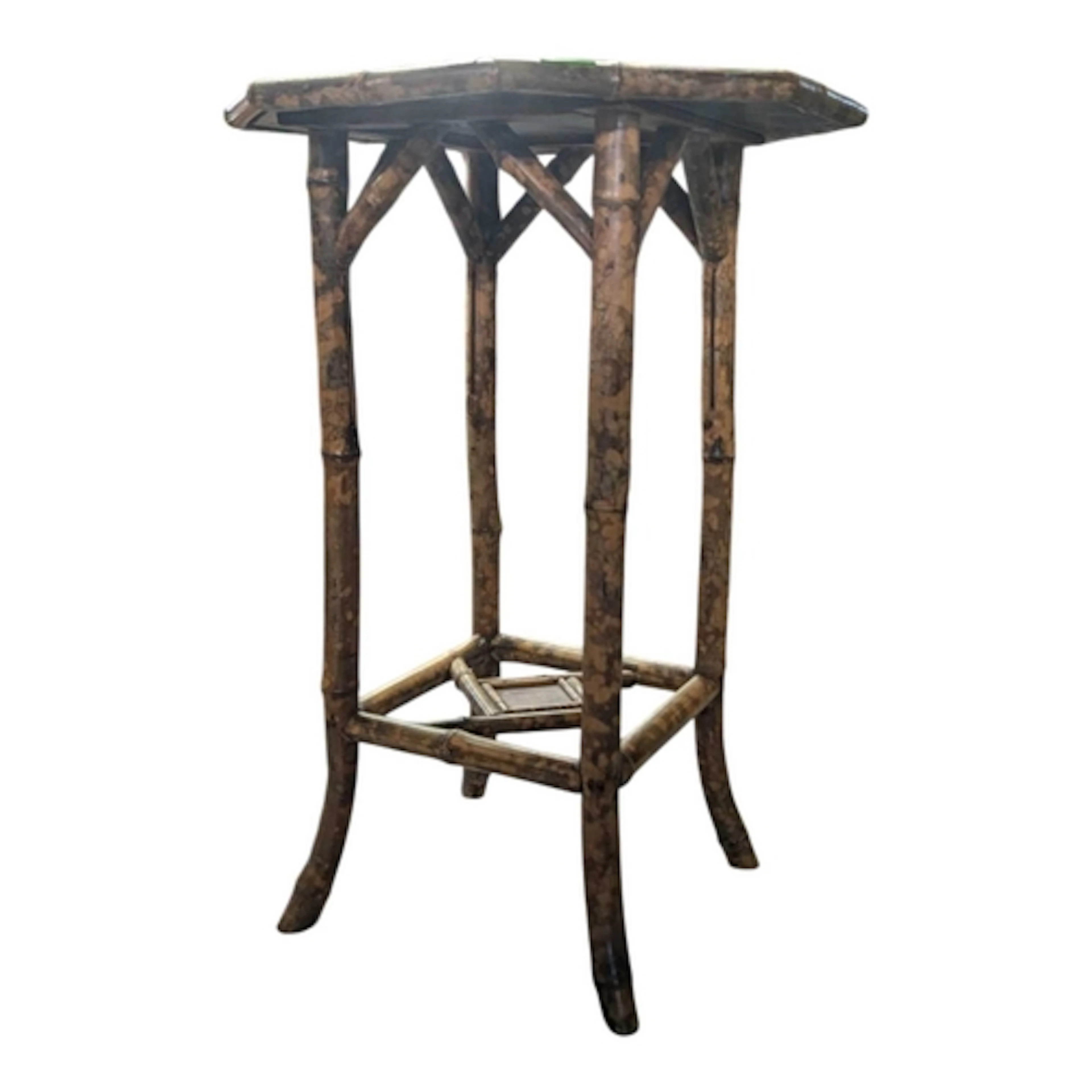 A 19th century Victorian Aesthetic movement tiger bamboo occ...