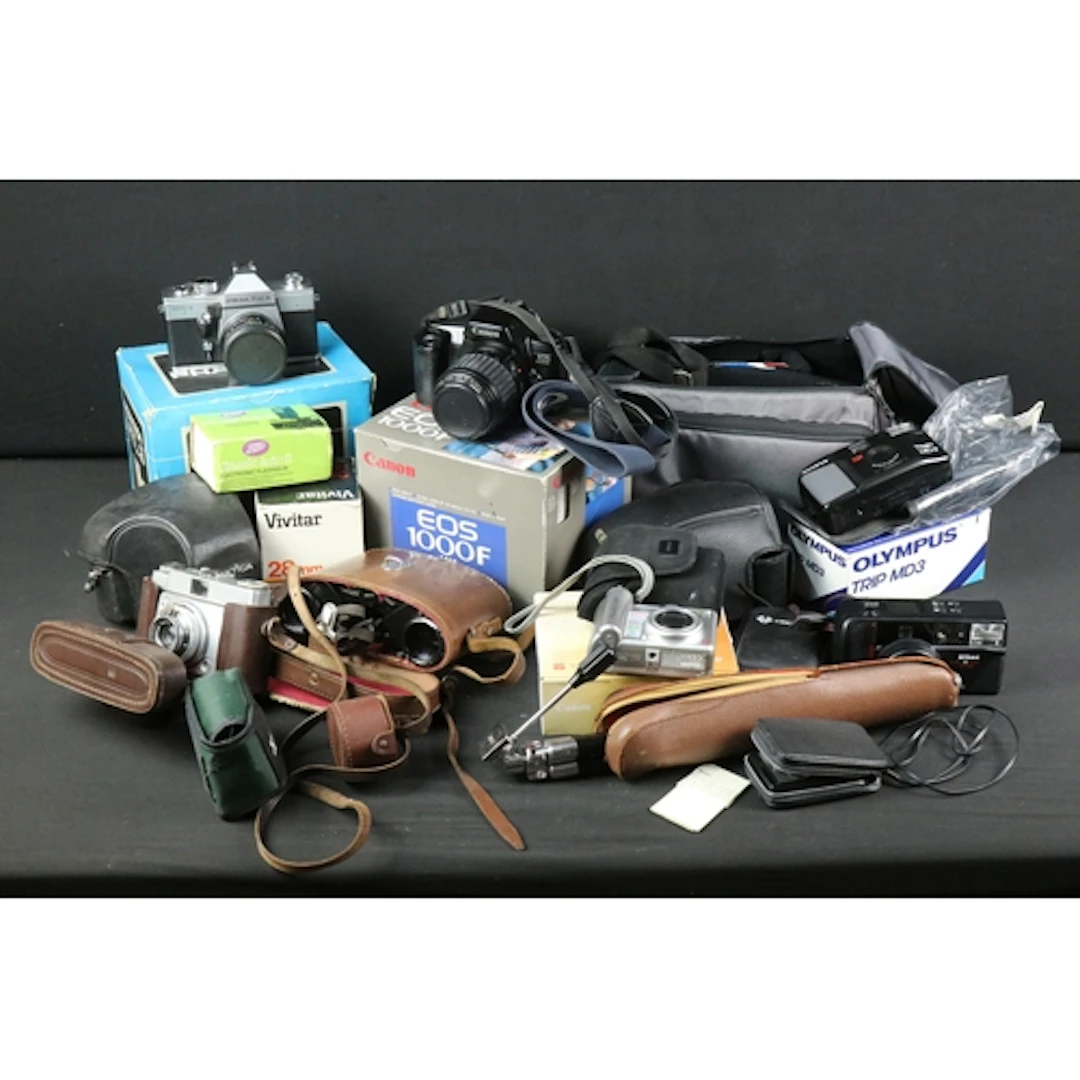 Collection of cameras and photographic equipment, to compris...