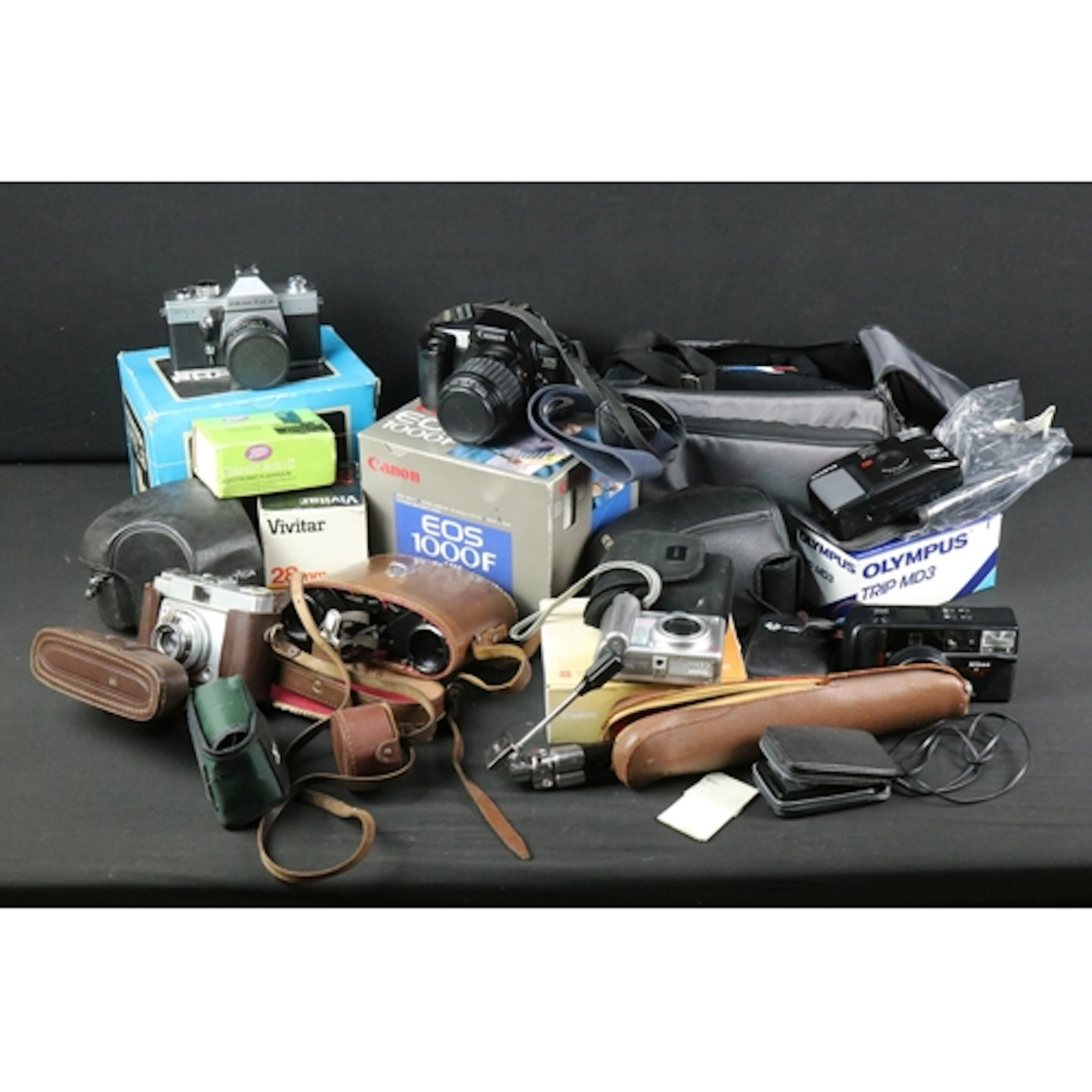 Collection of cameras and photographic equipment, to compris...