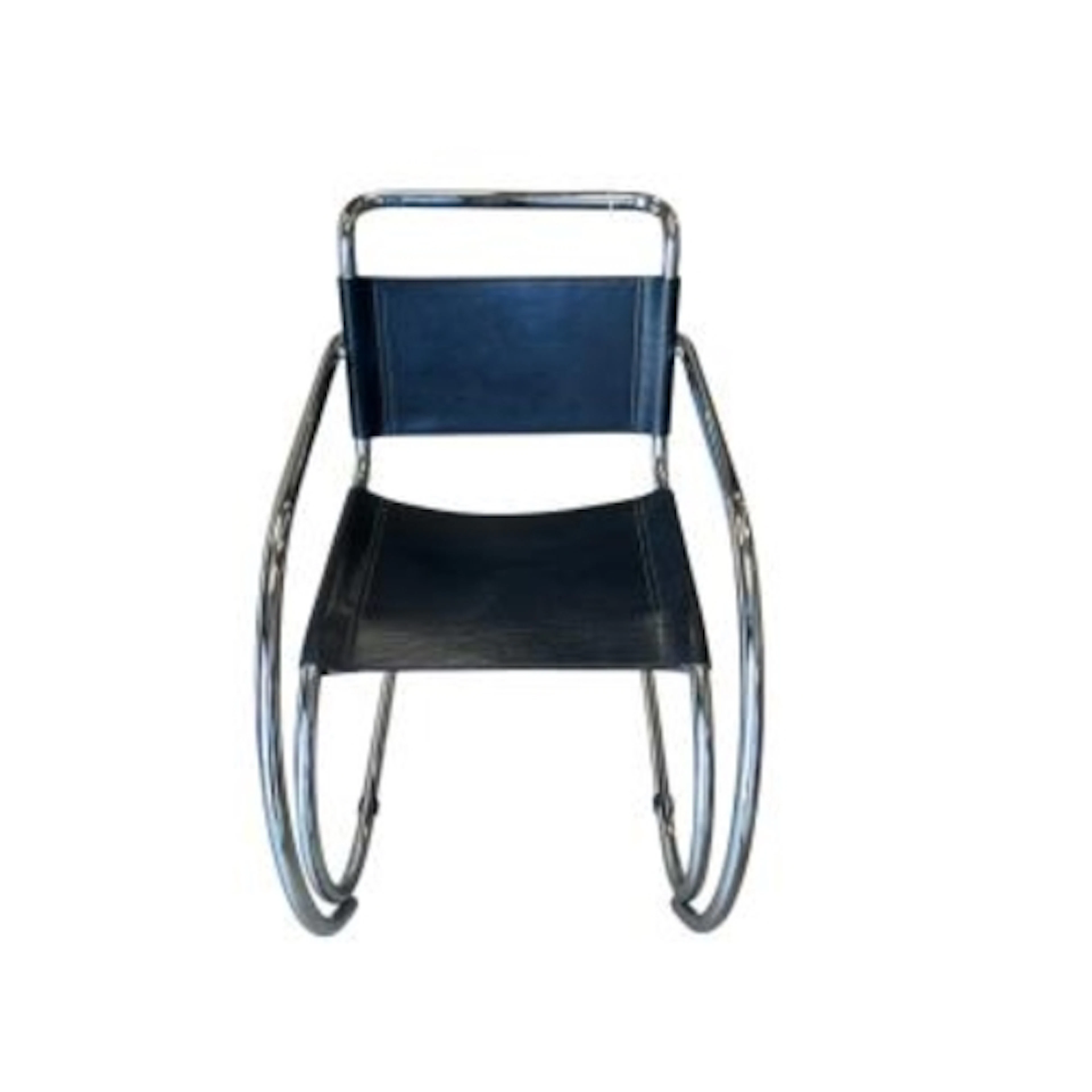 A Ludwig Miles Van der Rohe designed Knoll dining chair c.19...