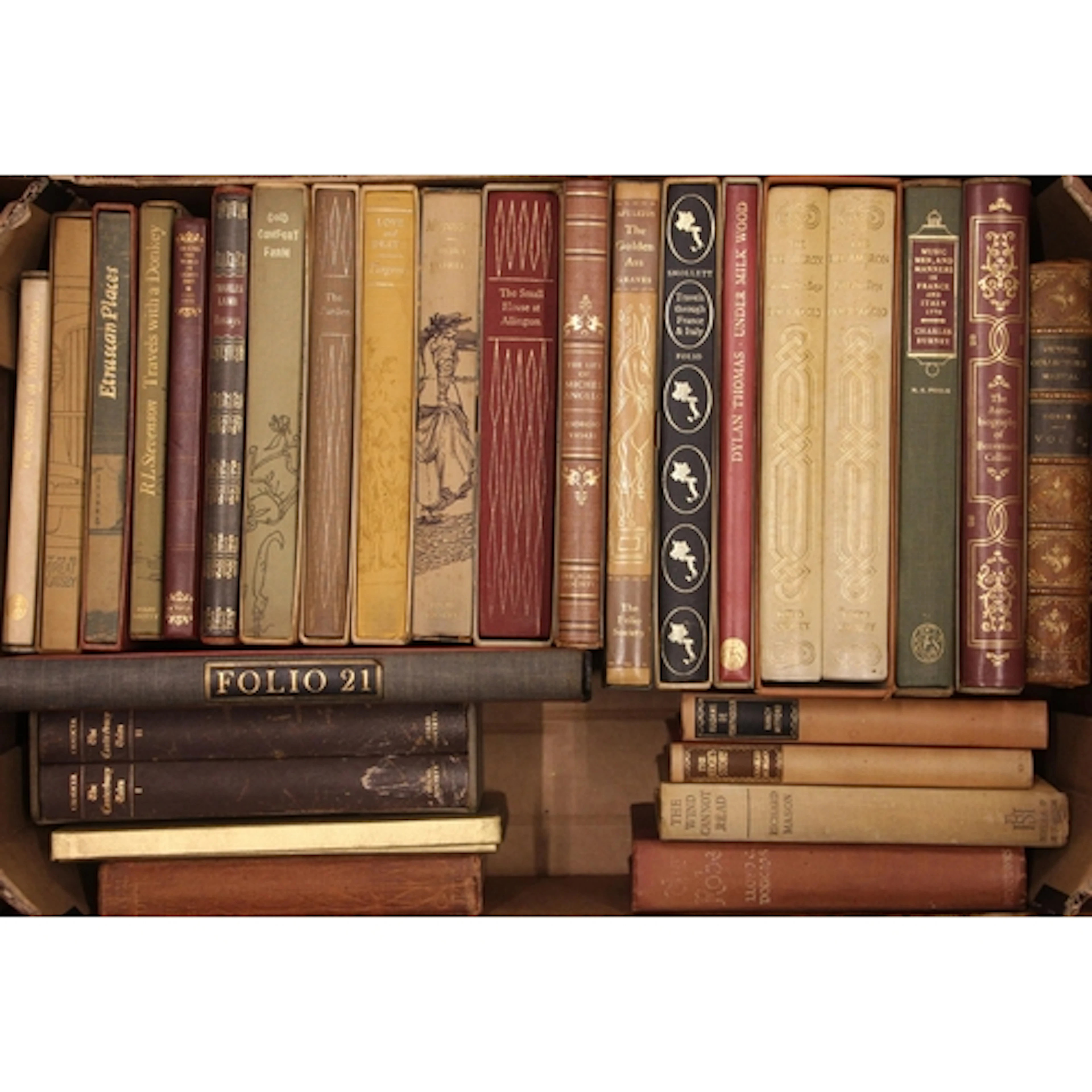 DECORATIVE BINDINGS: A selection of Folio Society volumes of...