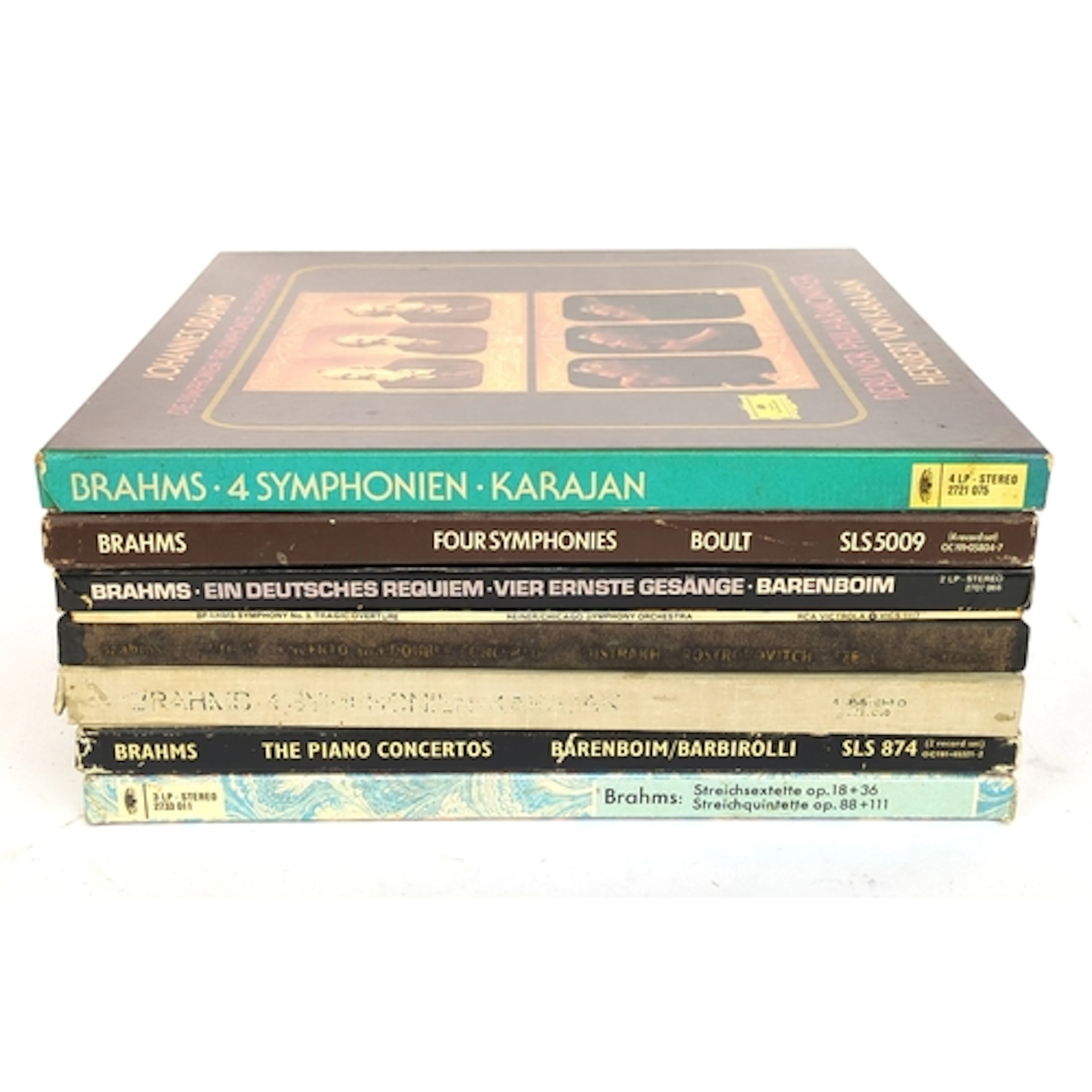 VINYL LPS, CLASSICAL, BRAHMS. These are high quality items f...