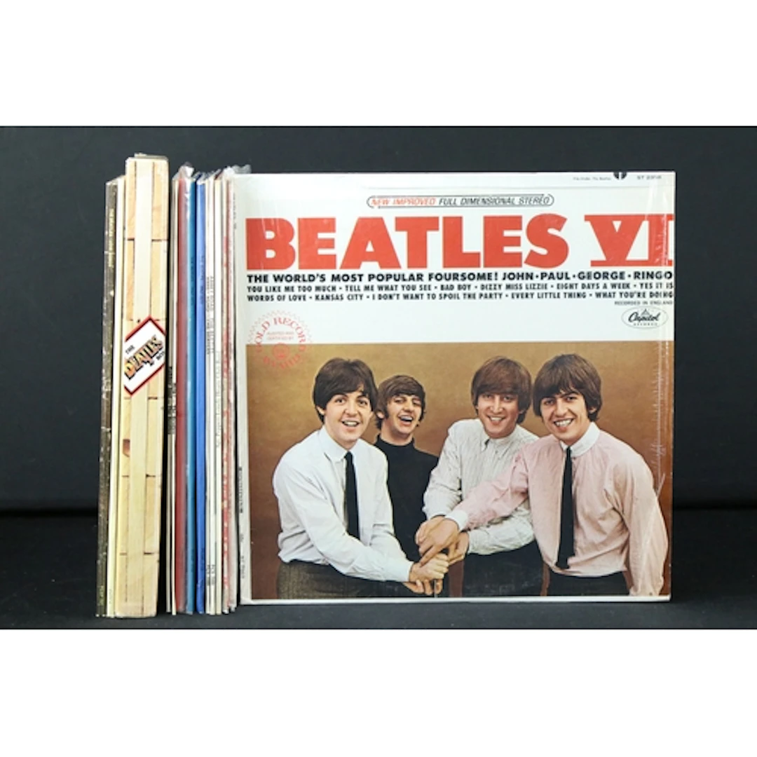 Vinyl - 13 The Beatles LPs & 1 box set to include Beatles VI...