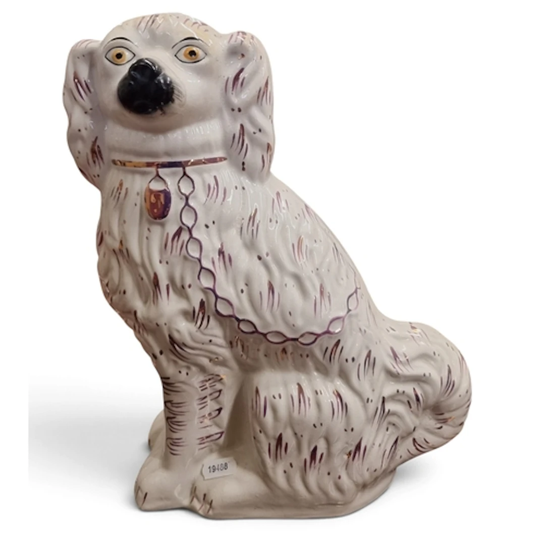 A group of Items to include a Majolica Jardiniere a large 19...
