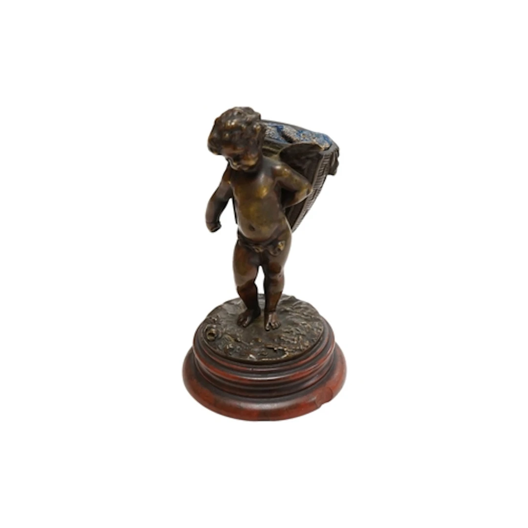 After Louis Kley (French, 1833-1911), a patinated bronze of ...