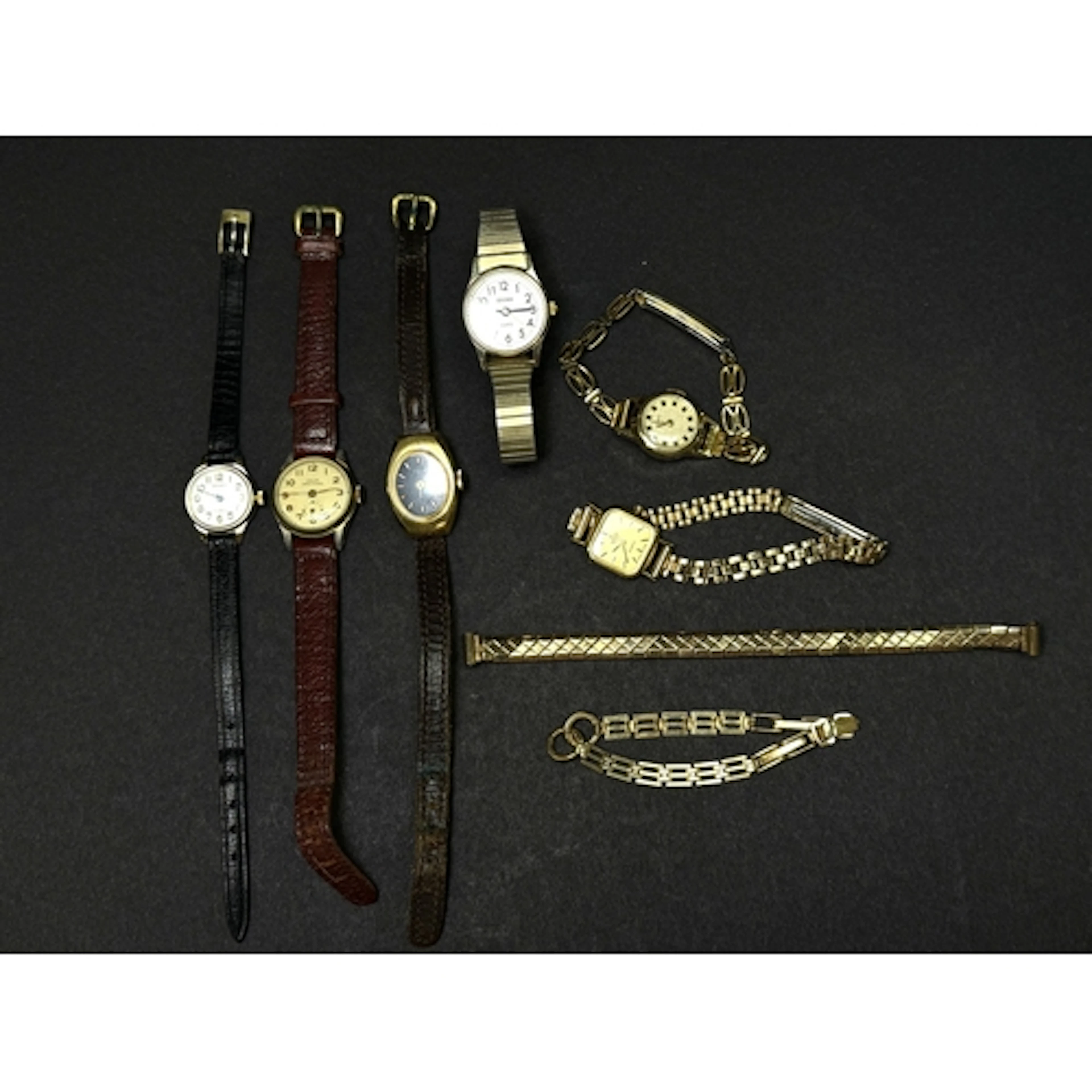 A ladies 9ct gold Marvin and other watches