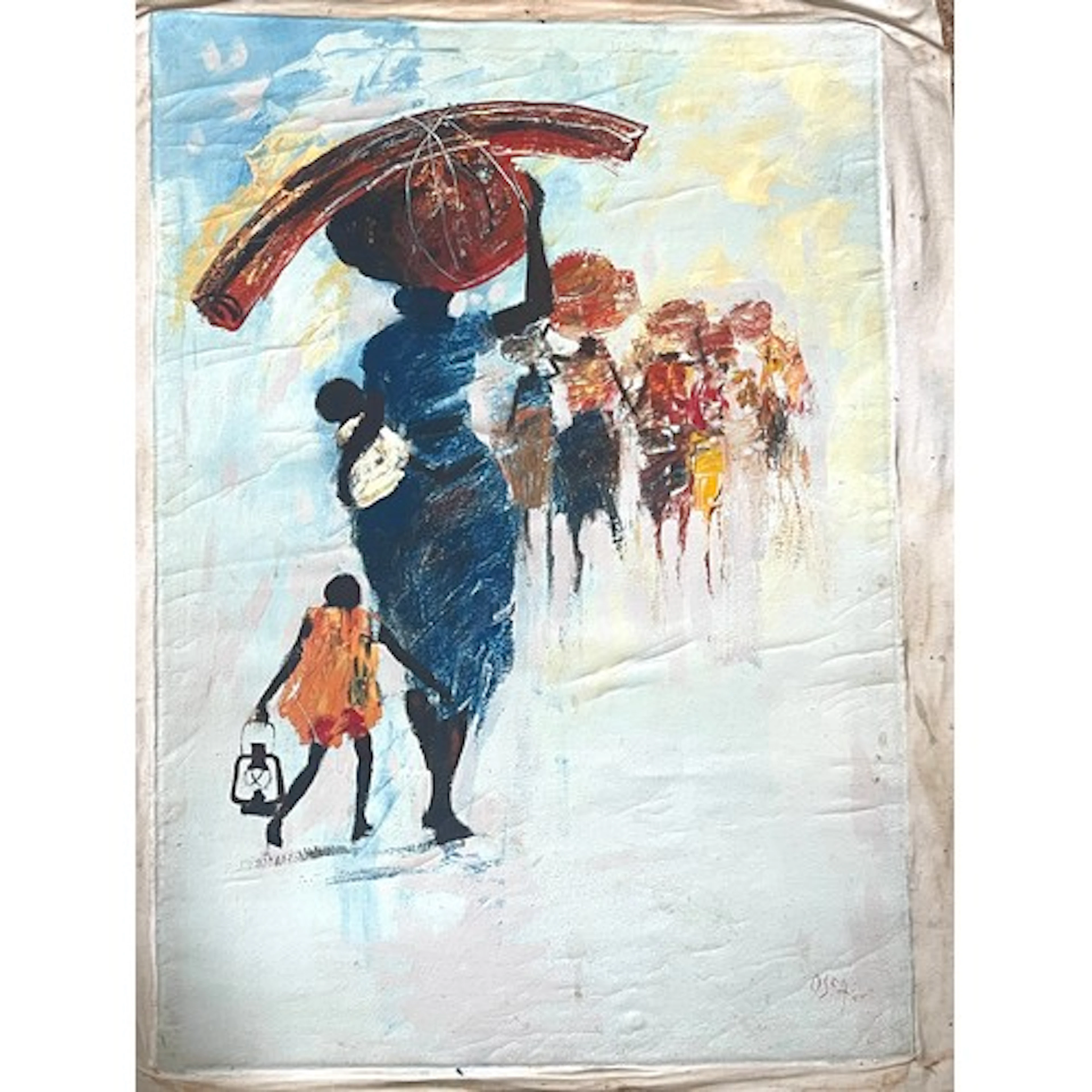 Osfa The Artist (born/known as a ''Dagomba Man”), “Refugee”,...