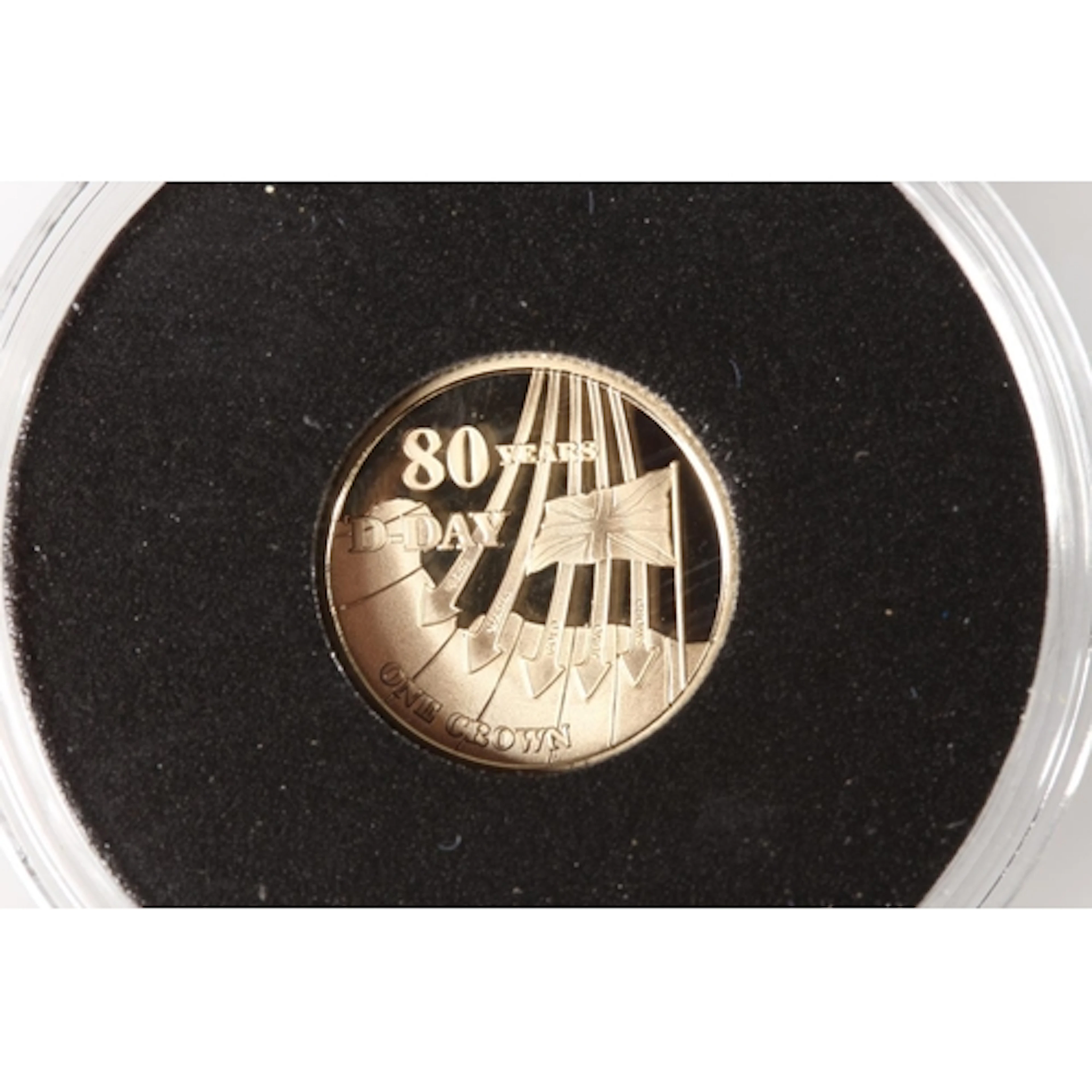 ASCENSION ISLAND King Charles III (2022-) gold proof one cro...