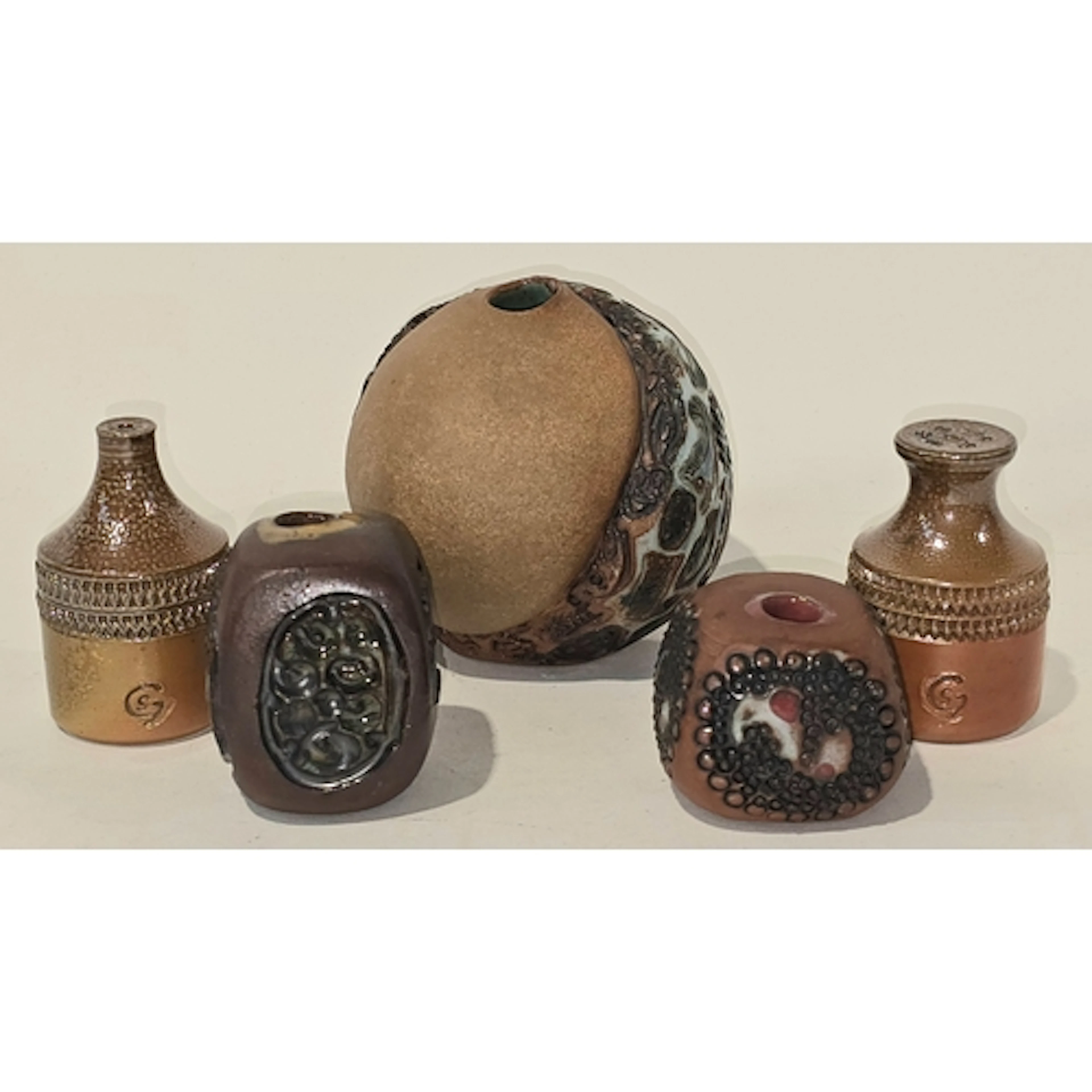 Poole Pottery interest group of Guy Sydenham pieces to inclu...