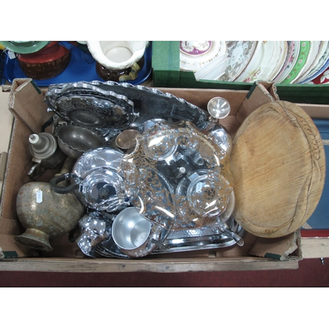 Metalware, including vintage Swan Wikka wares, stainless ste...