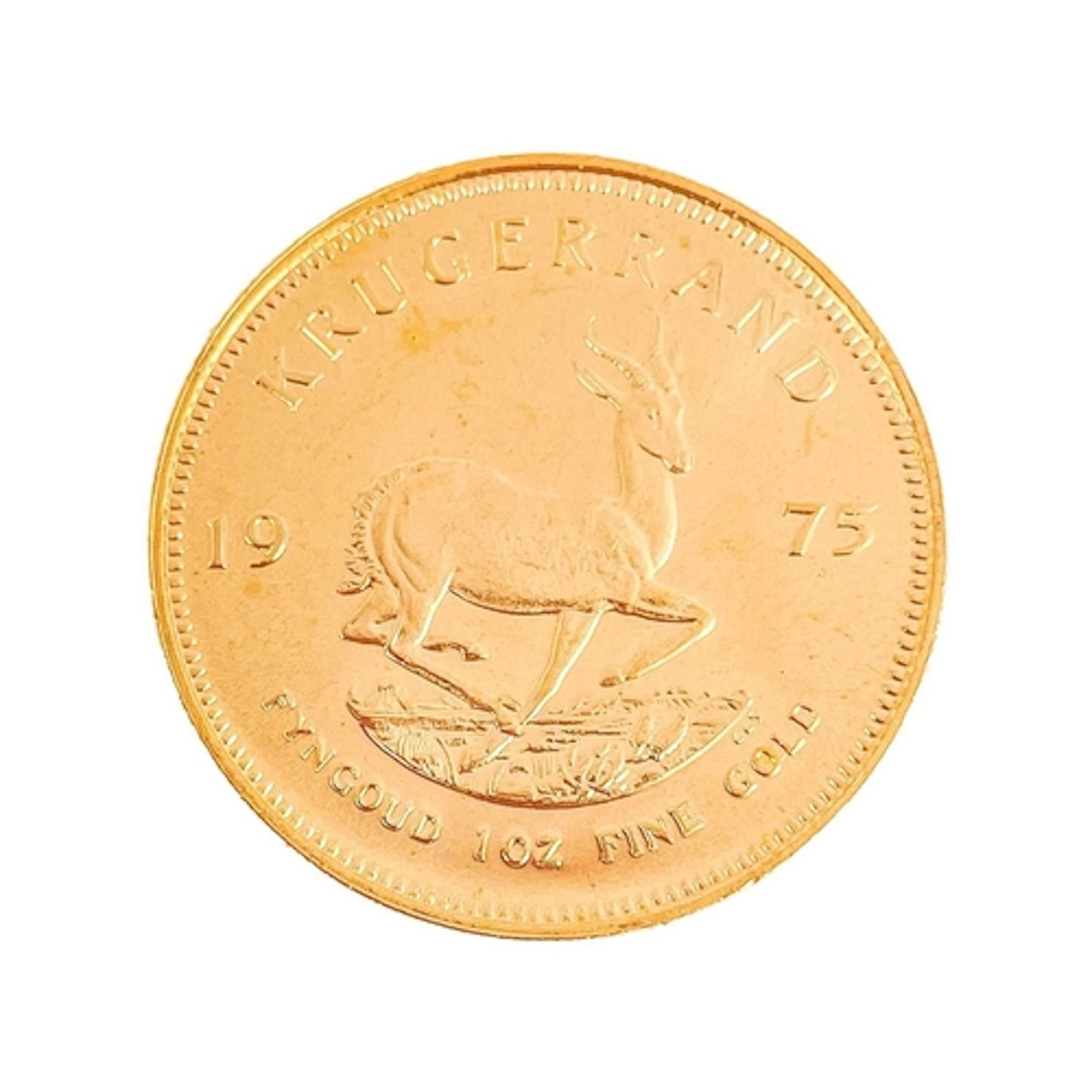 1975 Gold full Krugerrand. 1975 gold full Krugerrand in ef c...