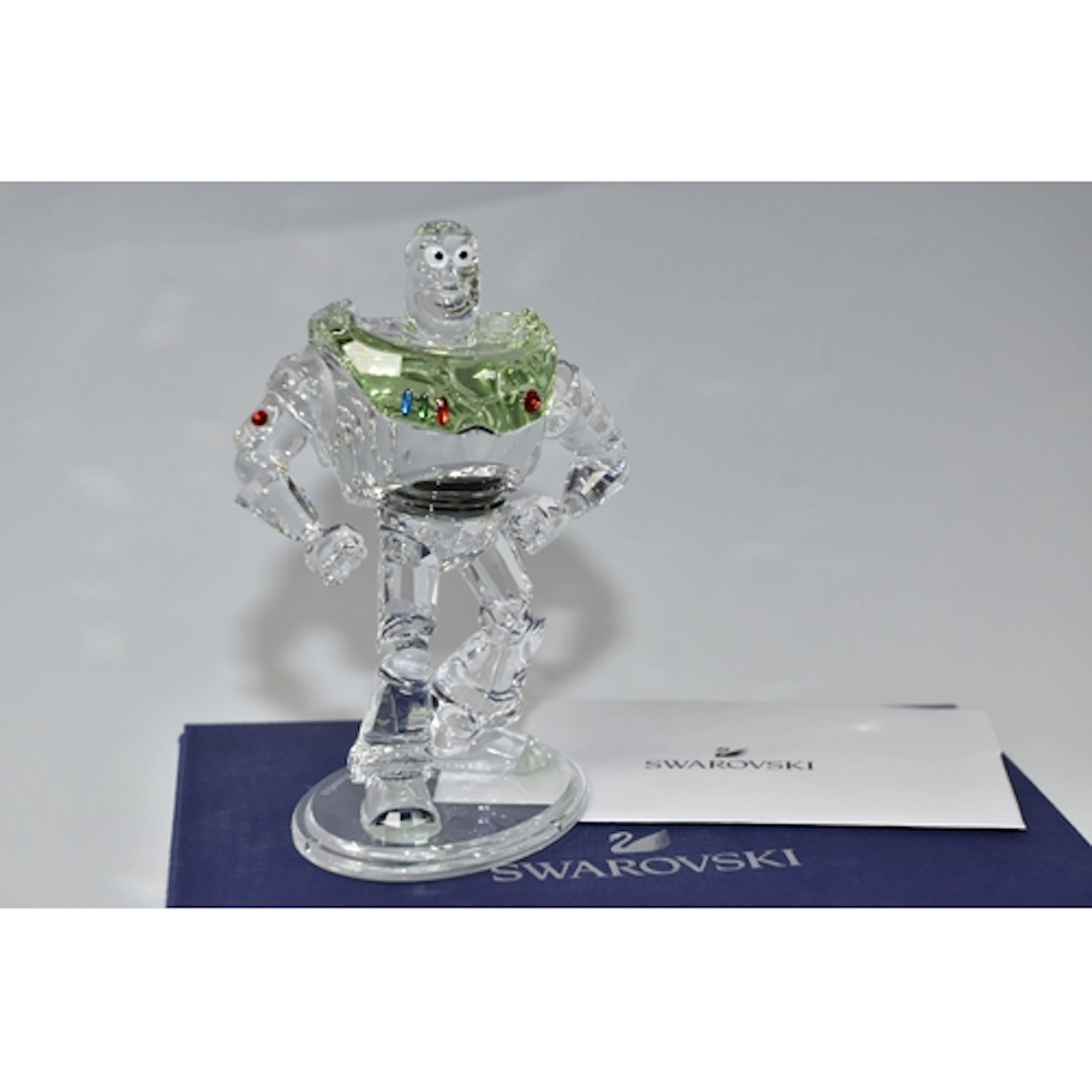 A BOXED SWAROVSKI CRYSTAL TOY STORY 'BUZZ LIGHTYEAR' FIGURE,...