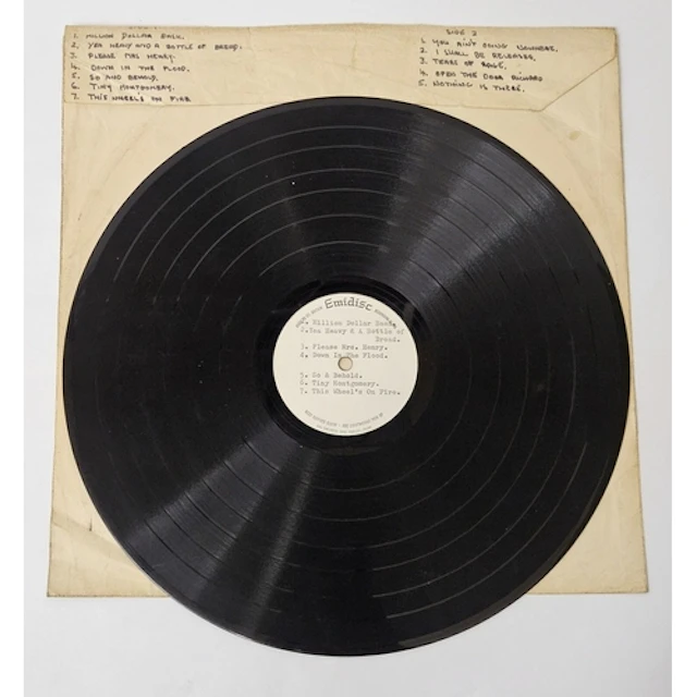 Emidisc/Acetate Test Pressing of Bob Dylan's The Basement Ta...