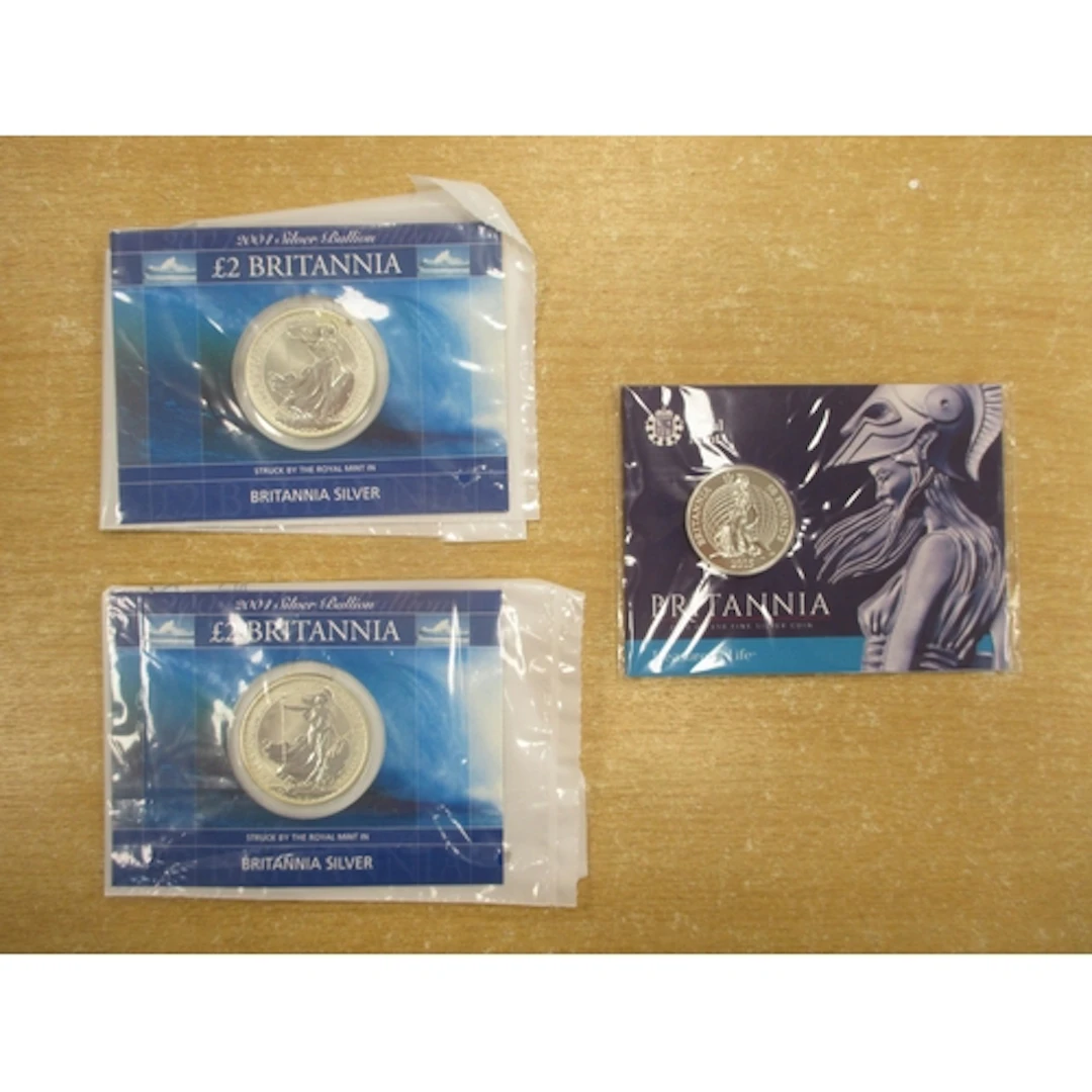 Collection of silver Britannia issues includes uncirculated ...