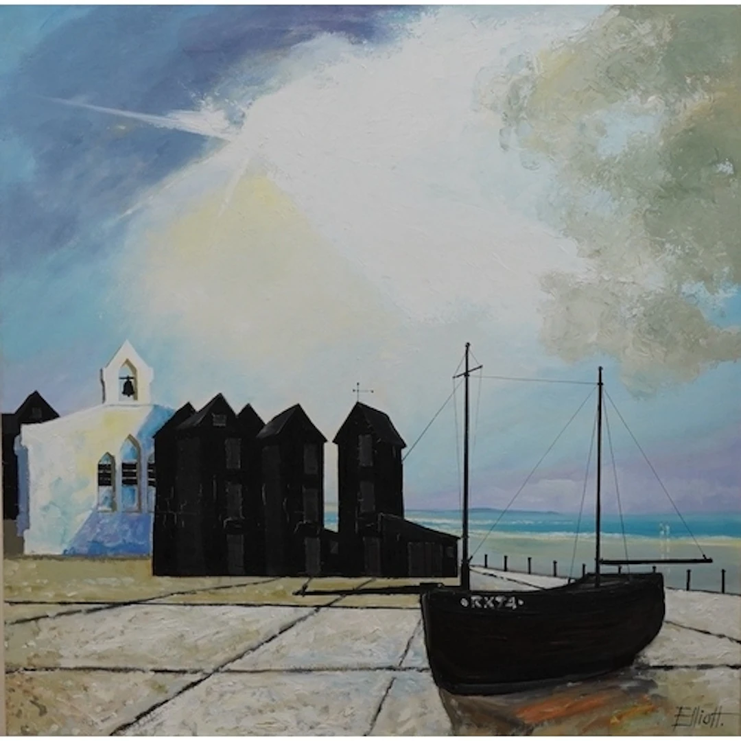 Robin Alexander Elliott (b.1936), 'Composition of Net Houses...
