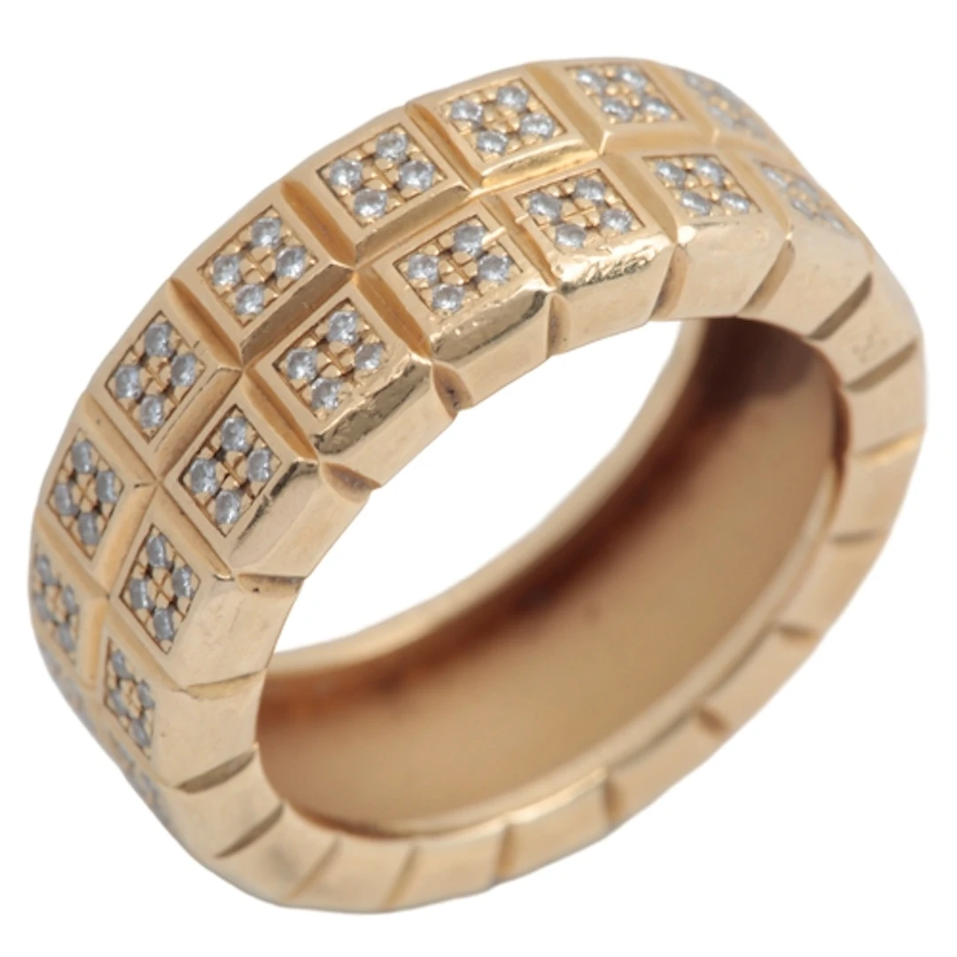 Chopard, a diamond 'Ice Cube' eternity ring, designed as a c...