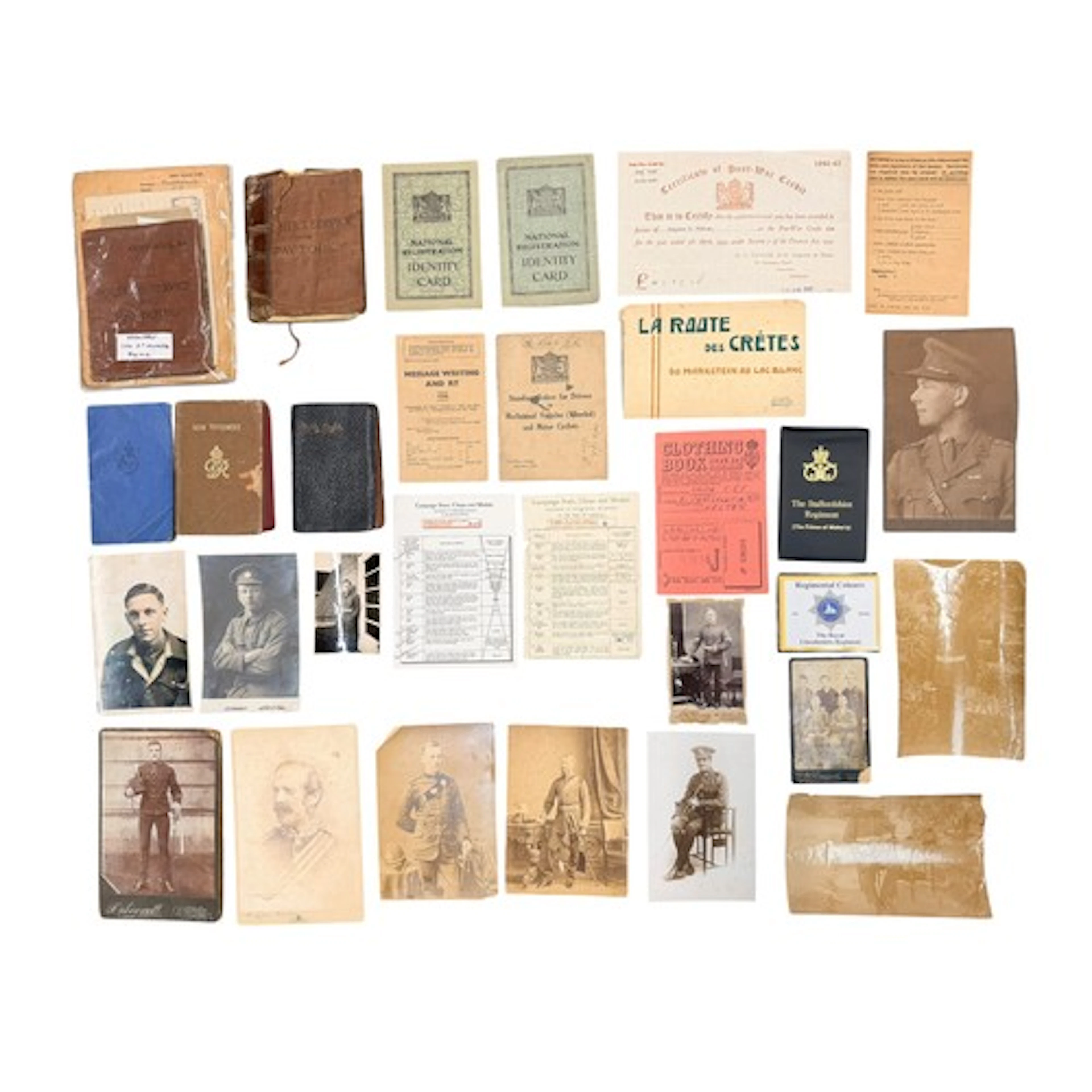 WW2 British Paperwork to include Two REME issue AB64 Paybook...