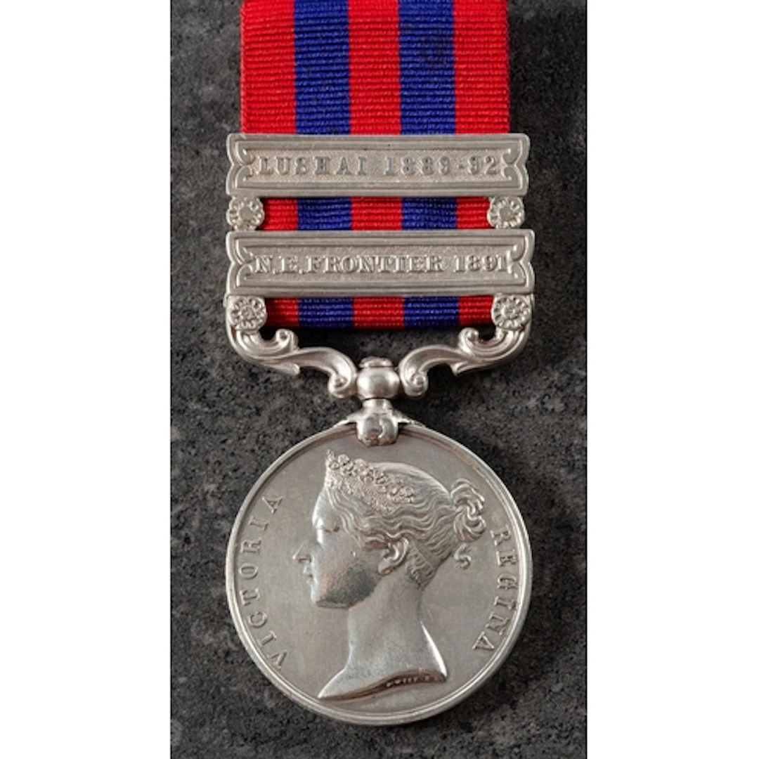 A Victorian India service Medal with North East Frontier a1...