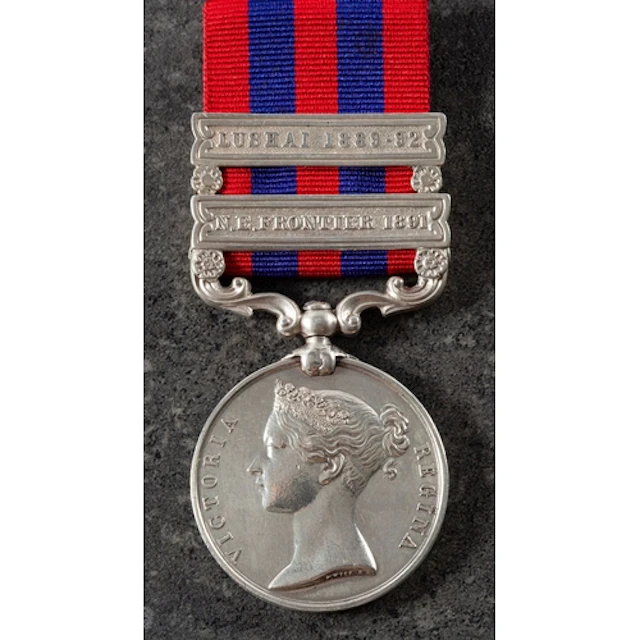A Victorian India service Medal with North East Frontier a1...