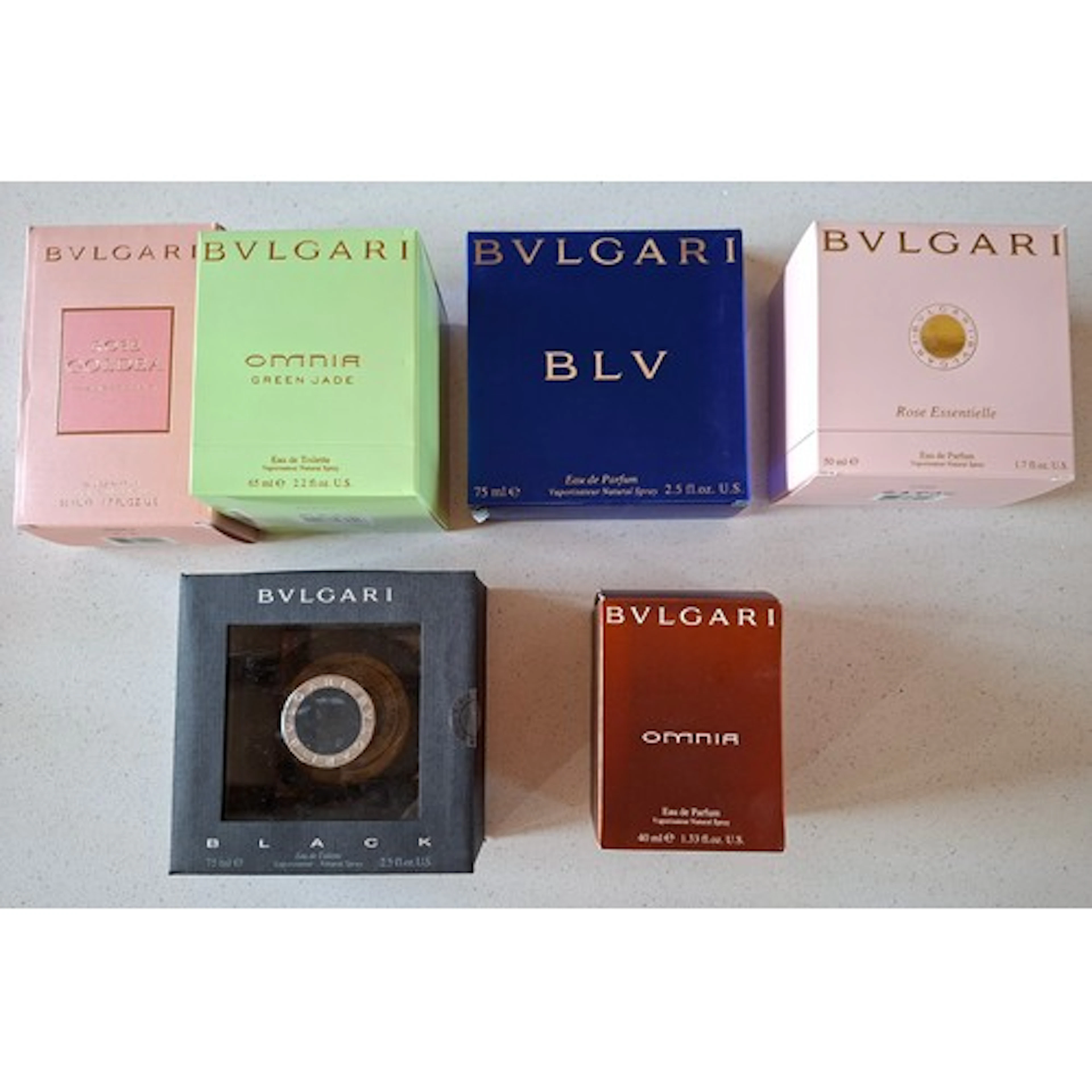 Bvlgari- A group of fragrances comprising 'Rose Goldea' Eau ...