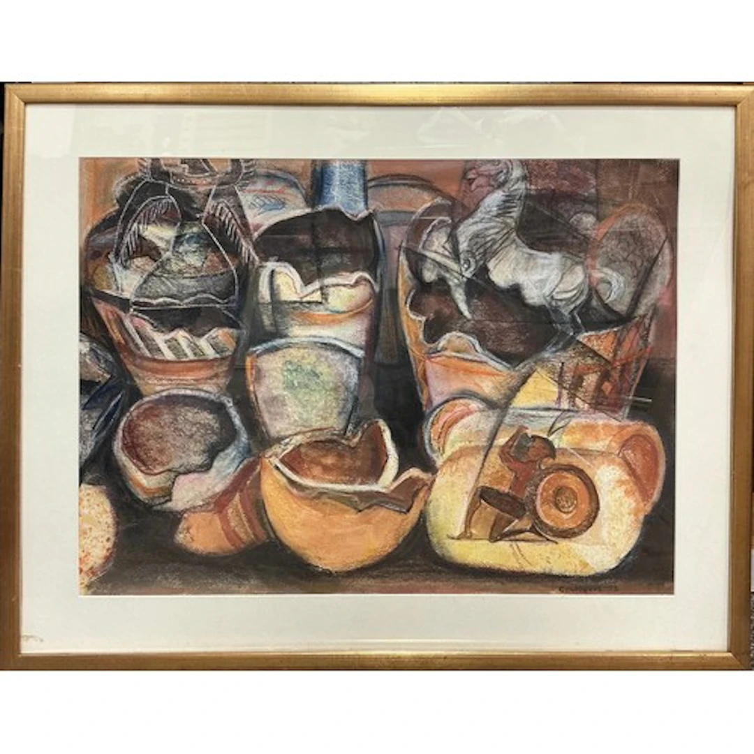 Mary Louise Coulouris (American-British, 1939-2011) Ancient ...