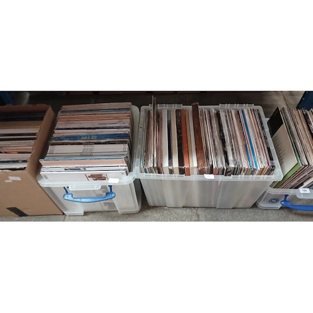 4 boxes of LPs and 12" singles from the collection of Mike T...