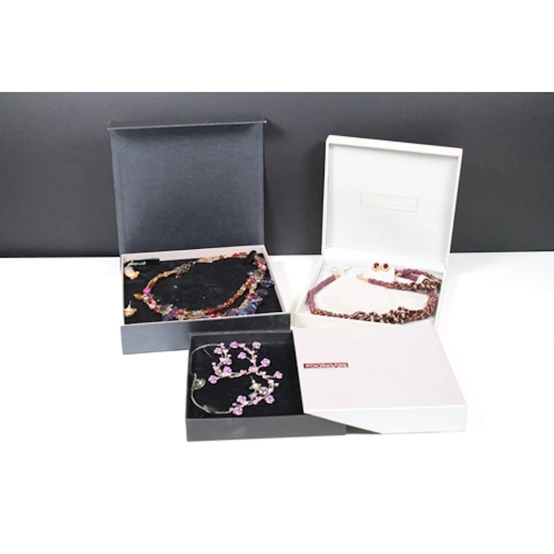 Three costume jewellery suites to include Out Of Mexico neck...
