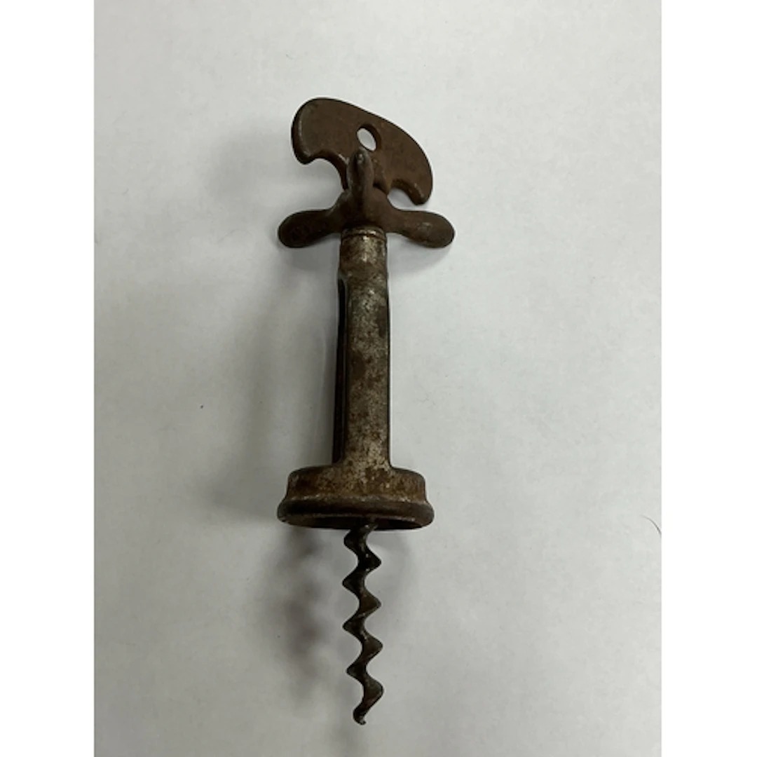 A 19th century fly nut corkscrew