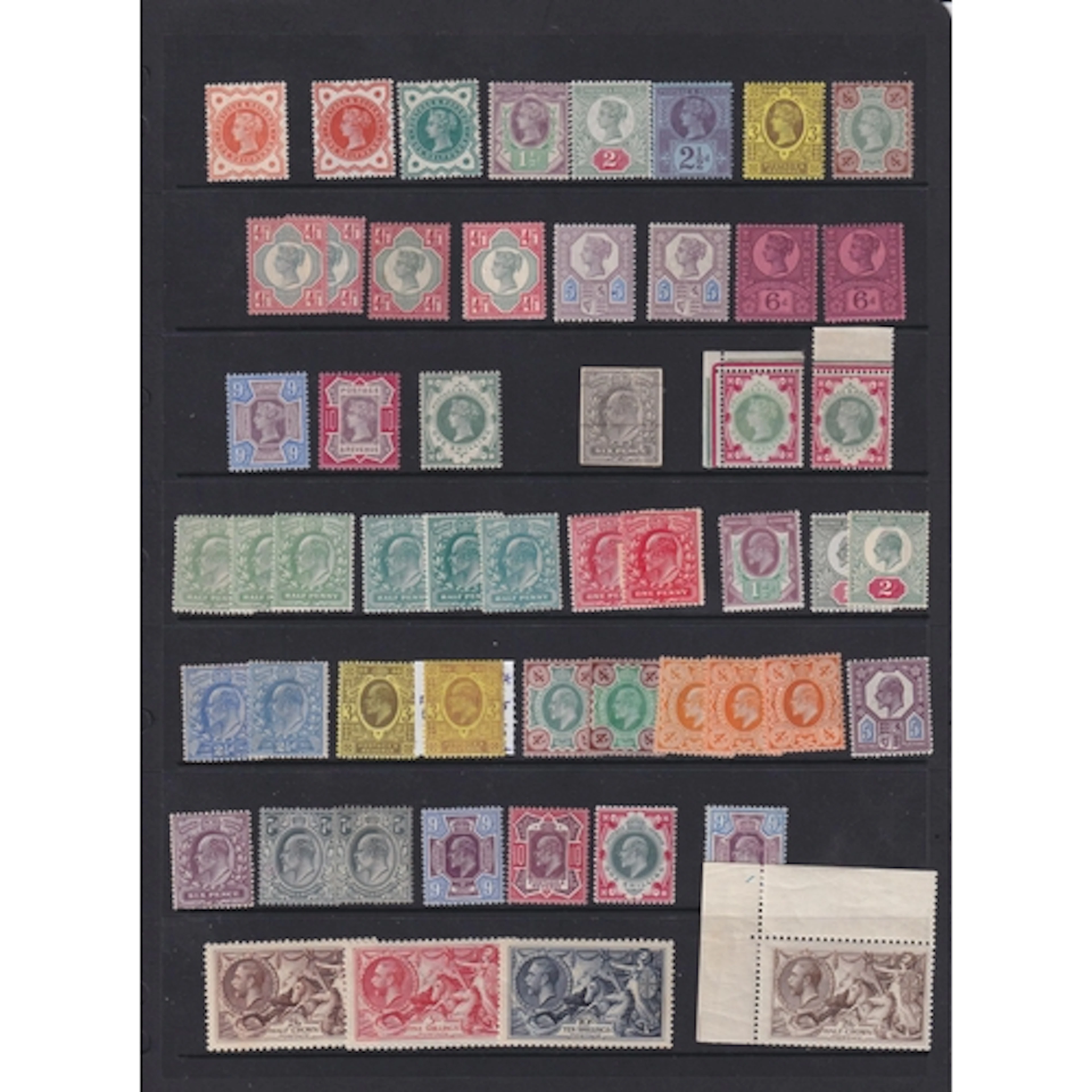 1887/1990s accumulation on Hagners in binder with mint 1887 ...