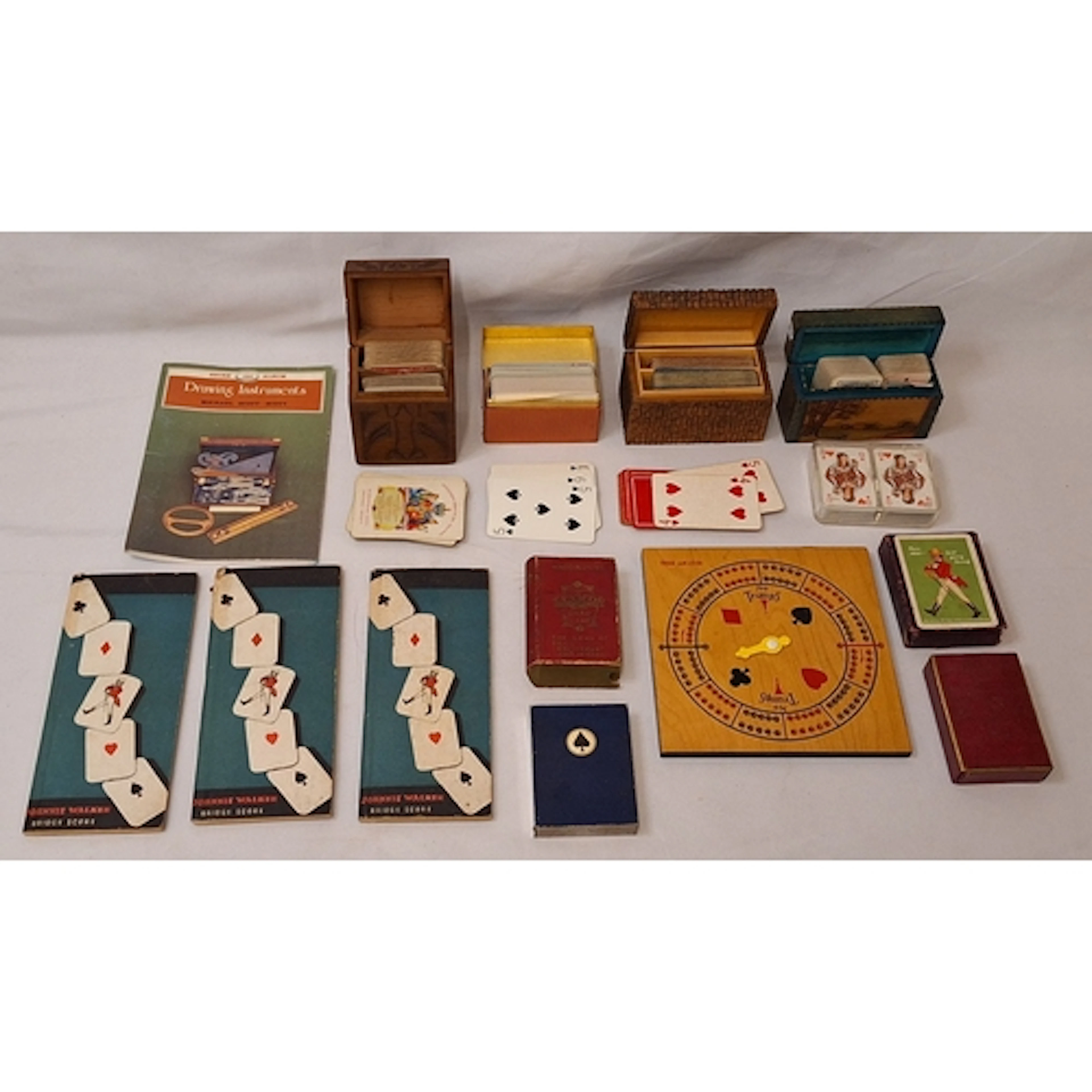 Vintage & Antique Playing Cards incl. Johnny Walker, Wadding...